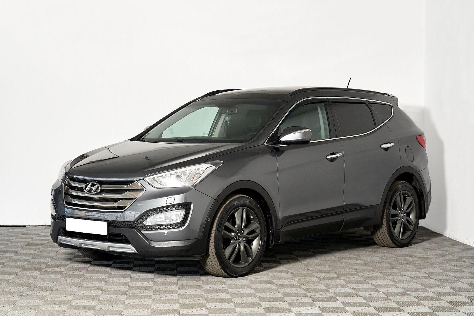 Hyundai Santa Fe 2014, серый