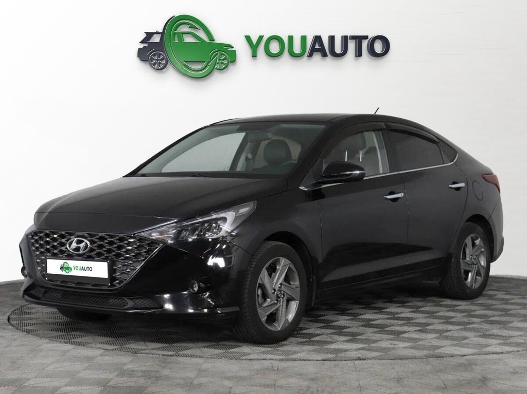 Hyundai Solaris 2022, черный