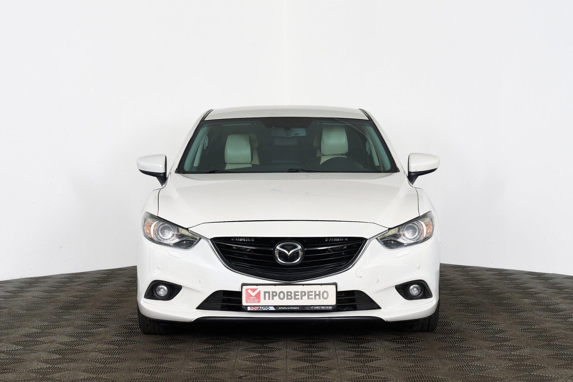 Mazda 6 2014, белый