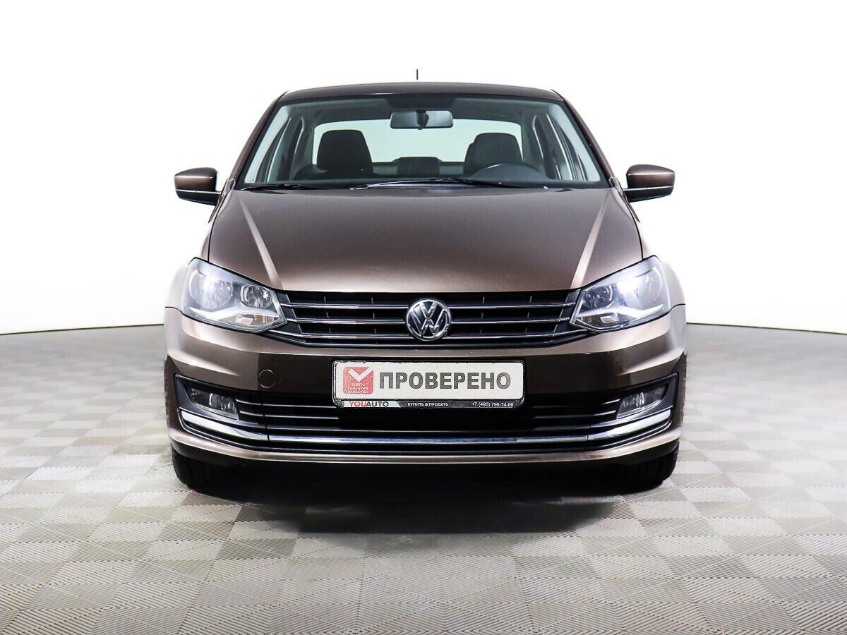 Volkswagen Polo 2019, коричневый