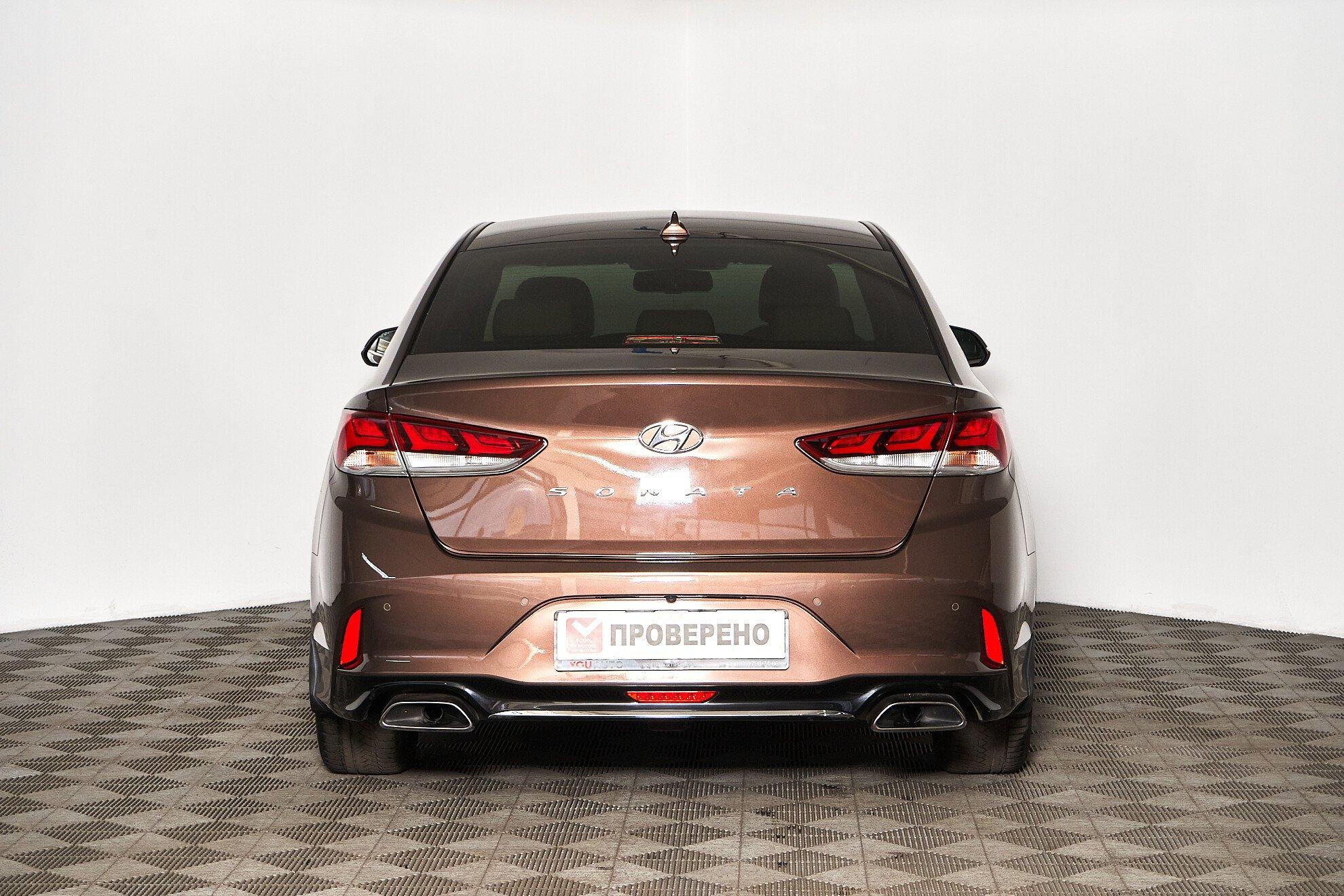 Hyundai Sonata 2018, коричневый
