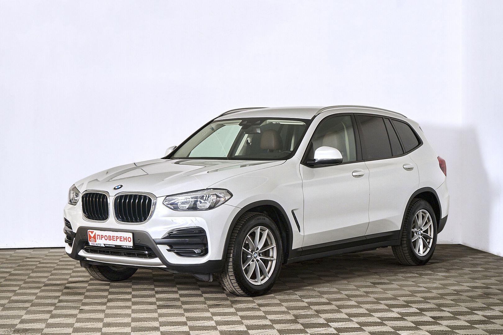 BMW X3 2020, белый
