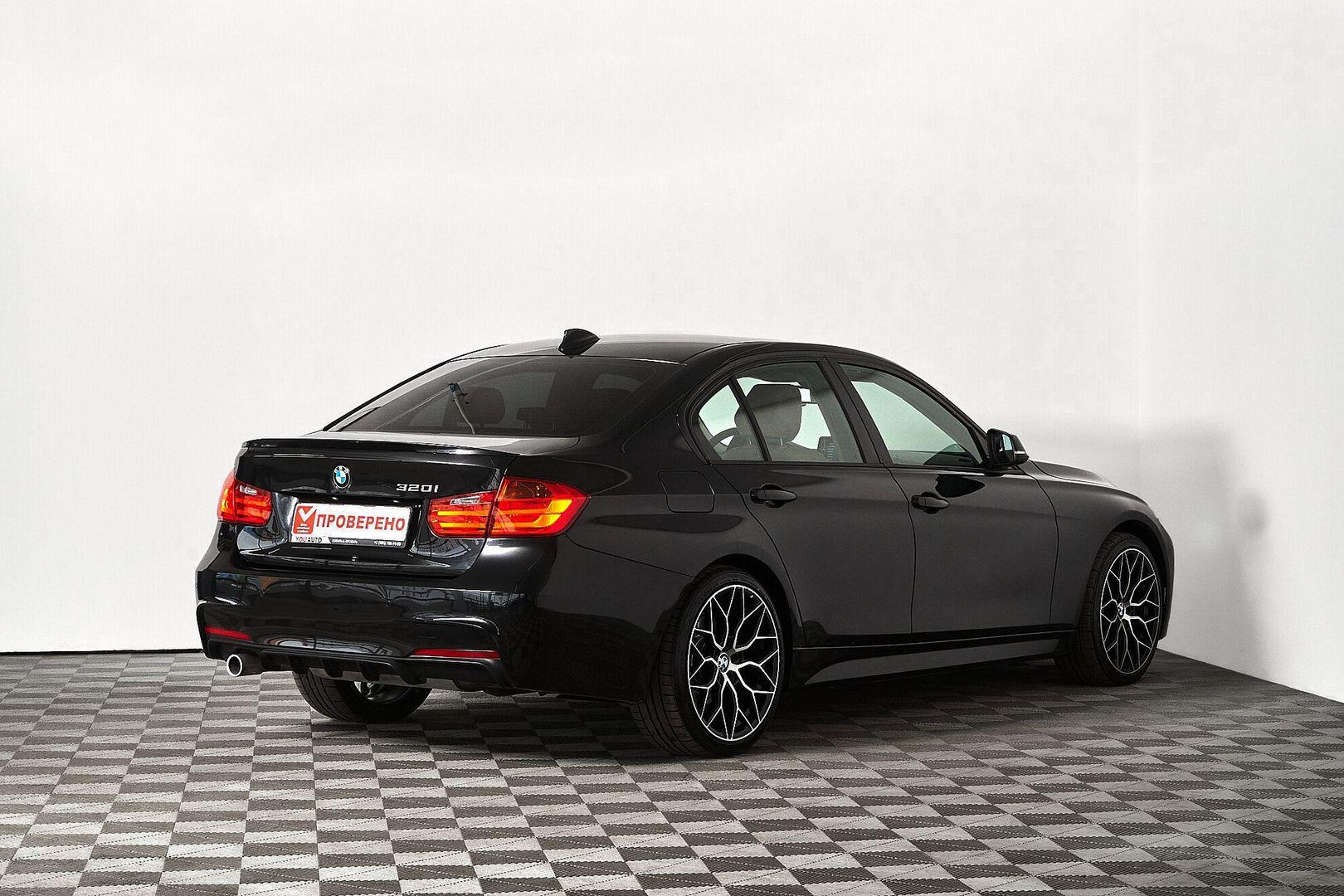 BMW 3 серии 2012, черный