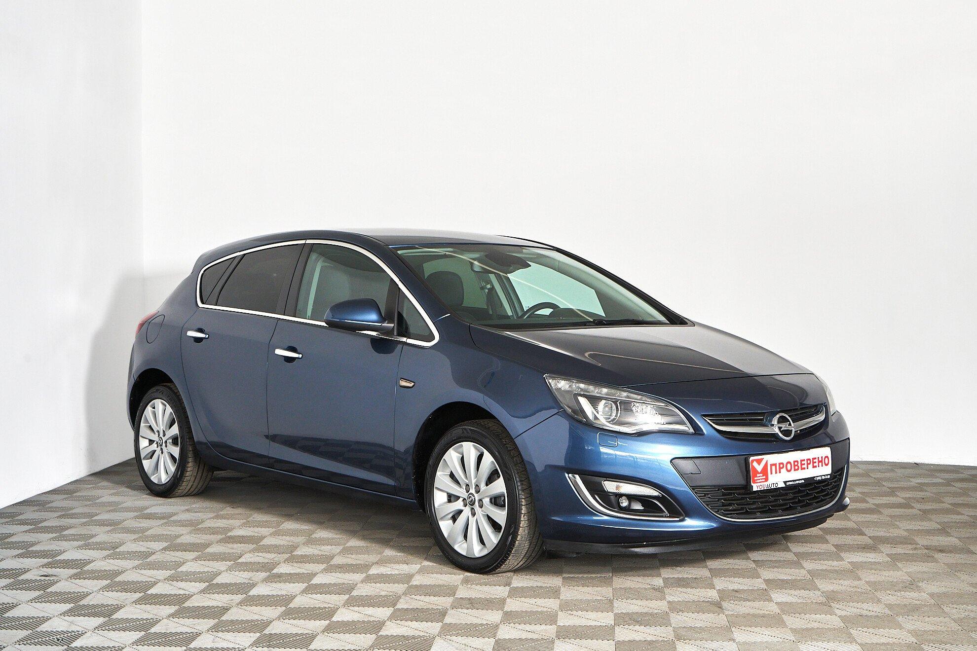 Opel Astra 2013, синий