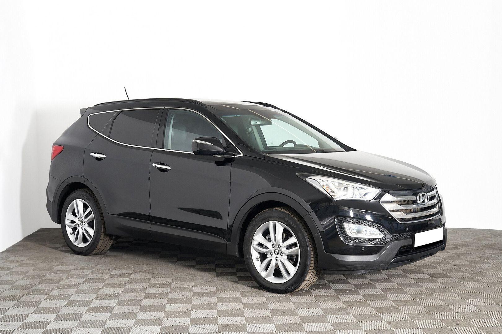Hyundai Santa Fe 2014, черный