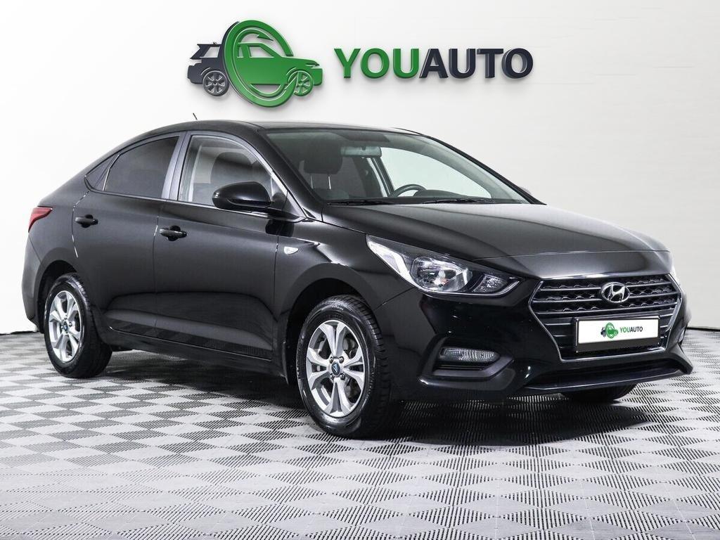 Hyundai Solaris 2019, черный