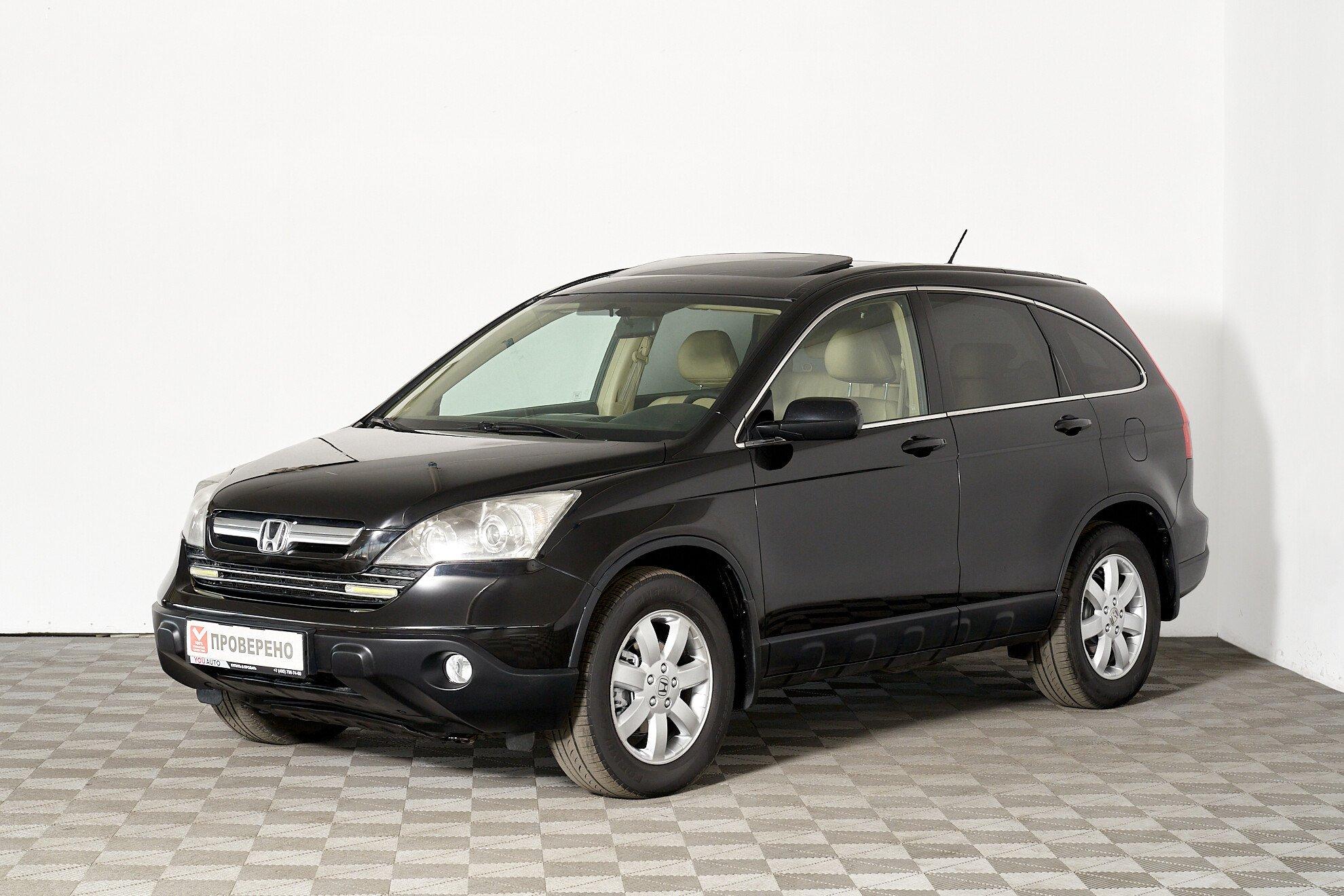 Honda CR-V 2008, черный