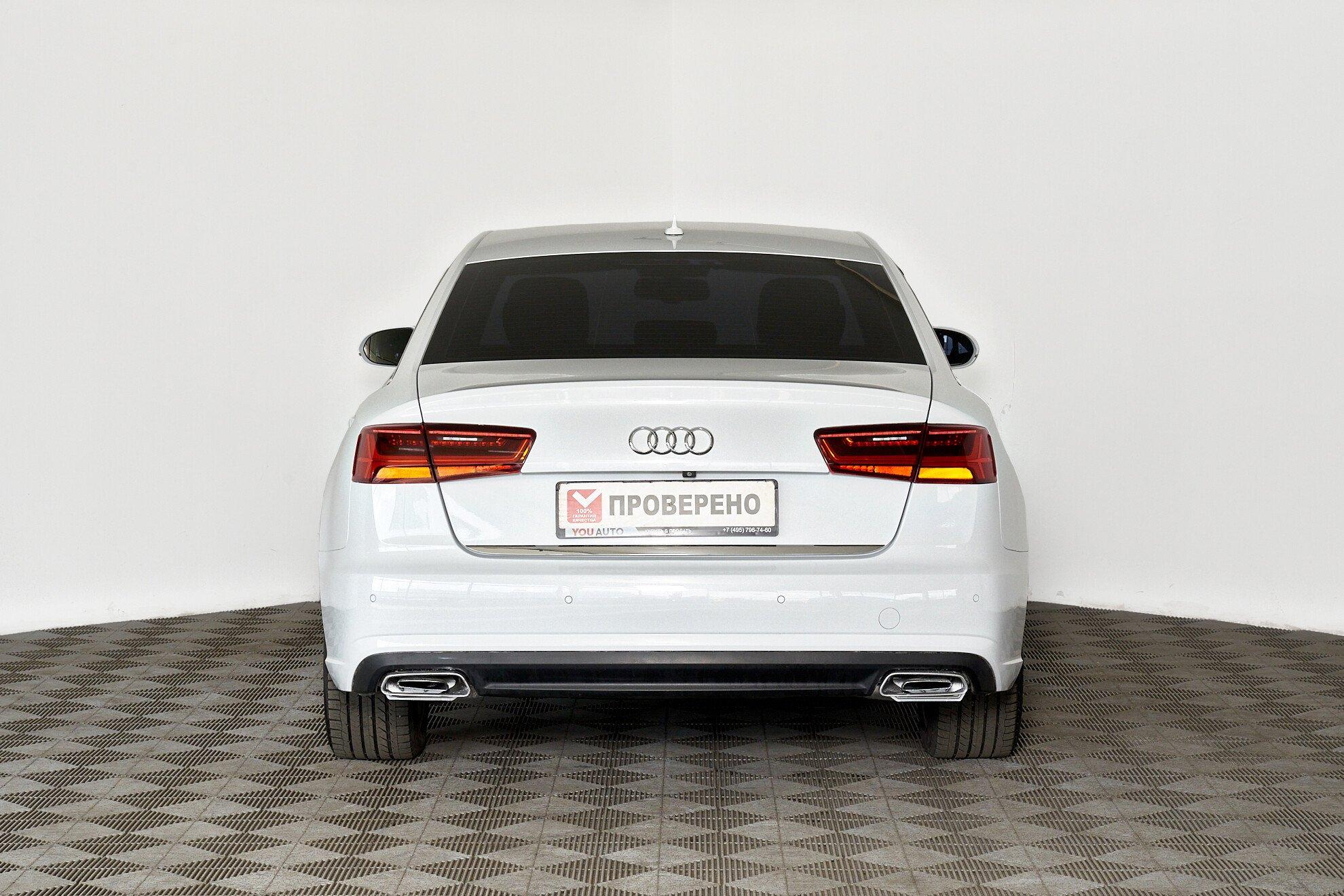 Audi A6 2014, белый