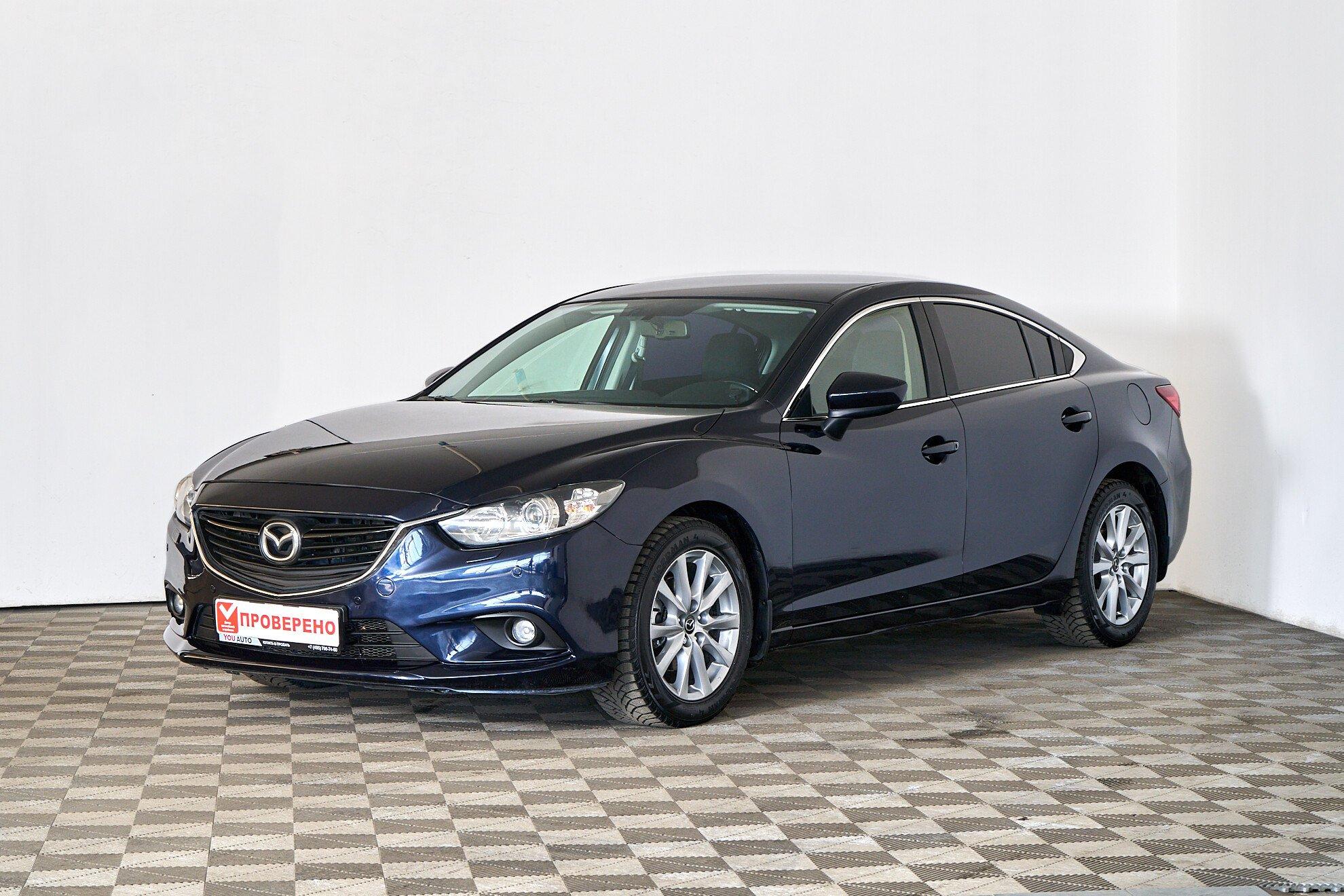 Mazda 6 2014, синий