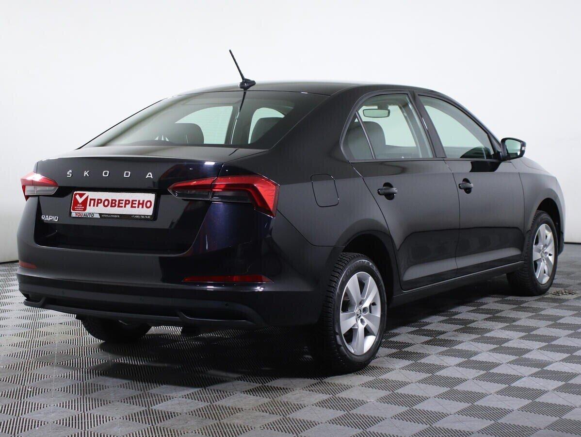 Skoda Rapid 2020, черный