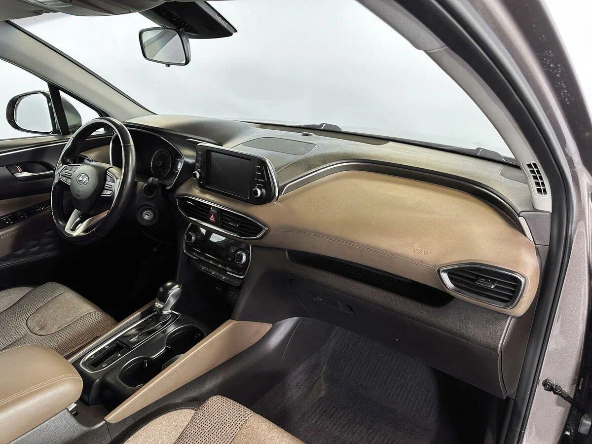 Hyundai Santa Fe 2020, бежевый
