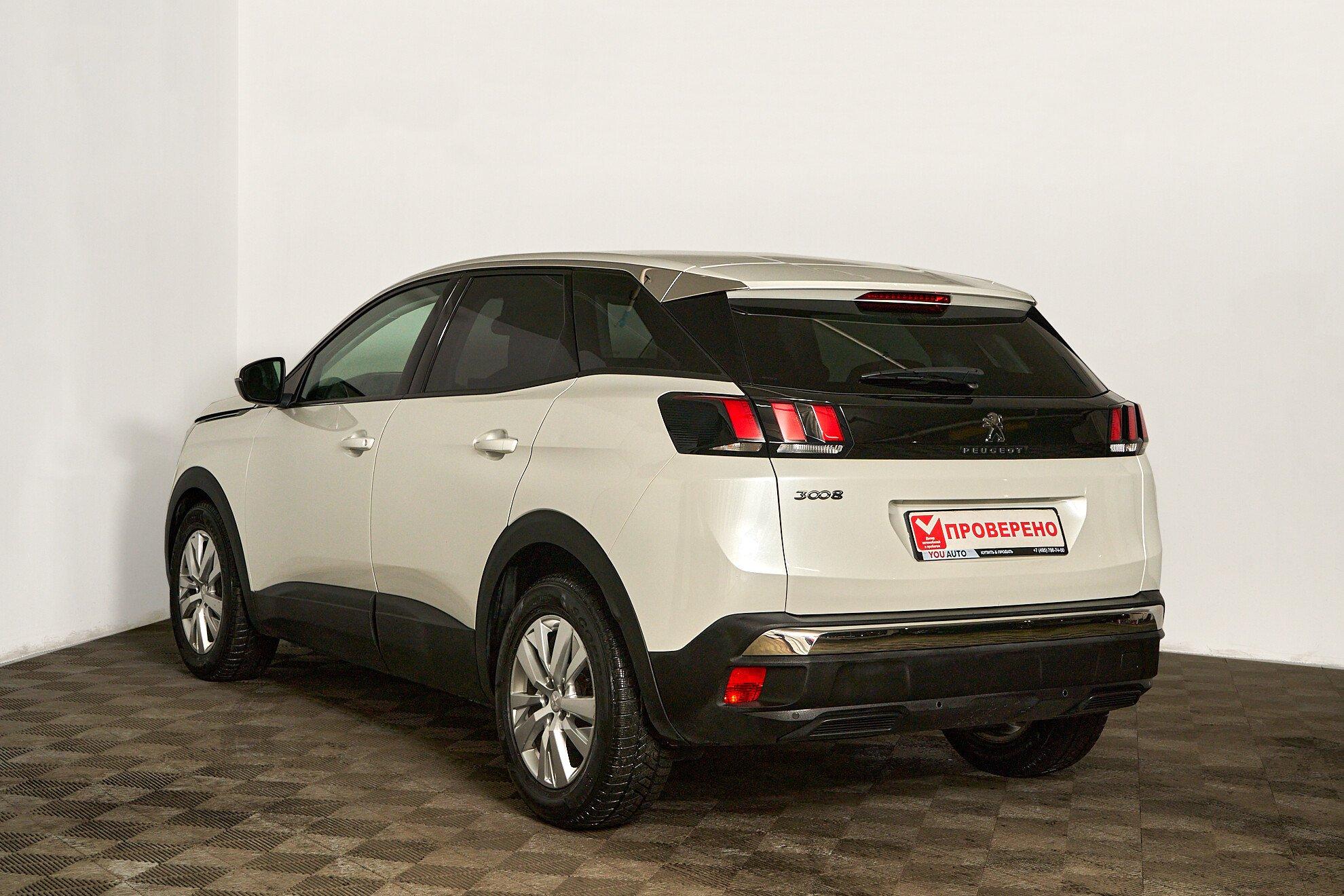Peugeot 3008 2018, белый