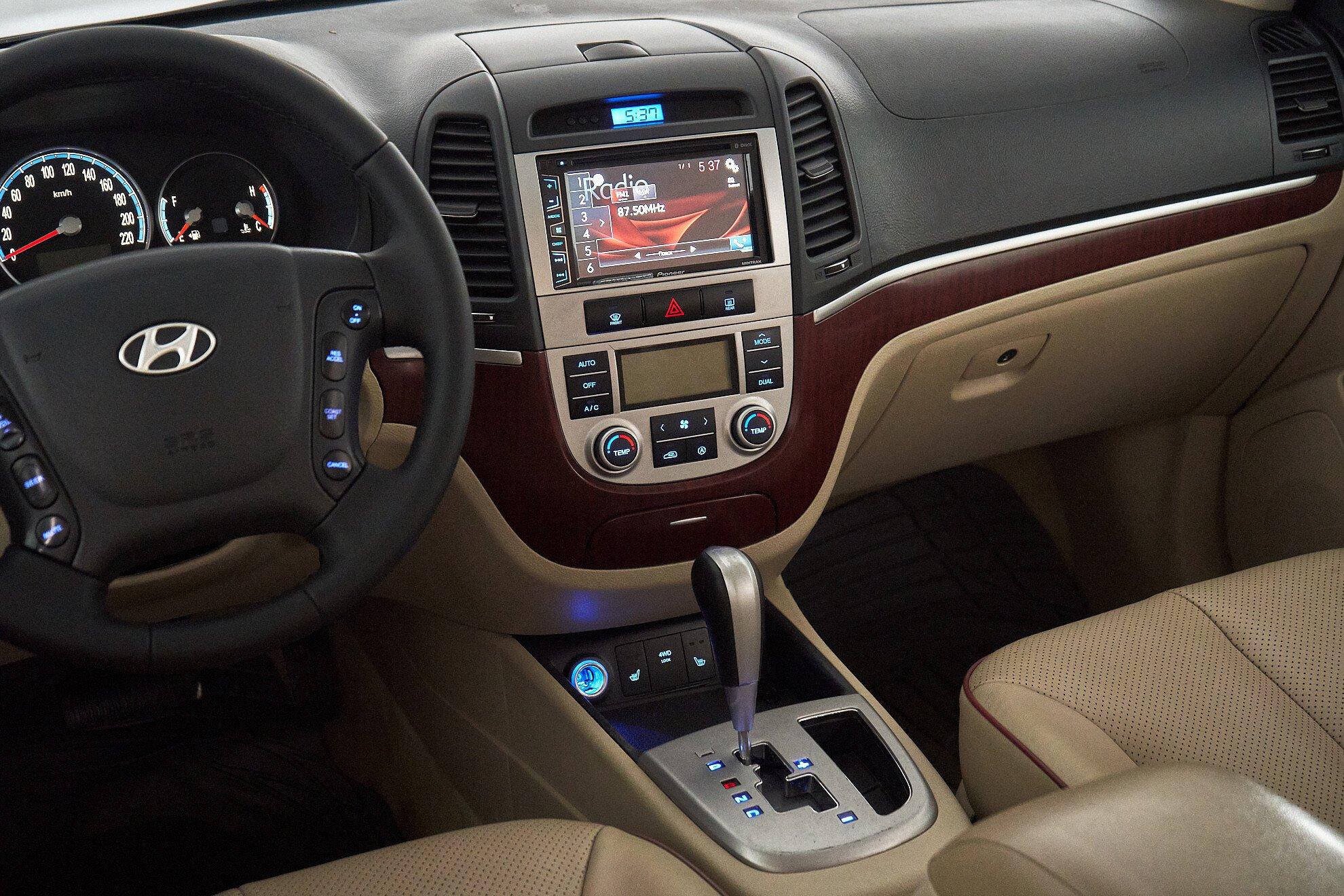 Hyundai Santa Fe 2008, черный