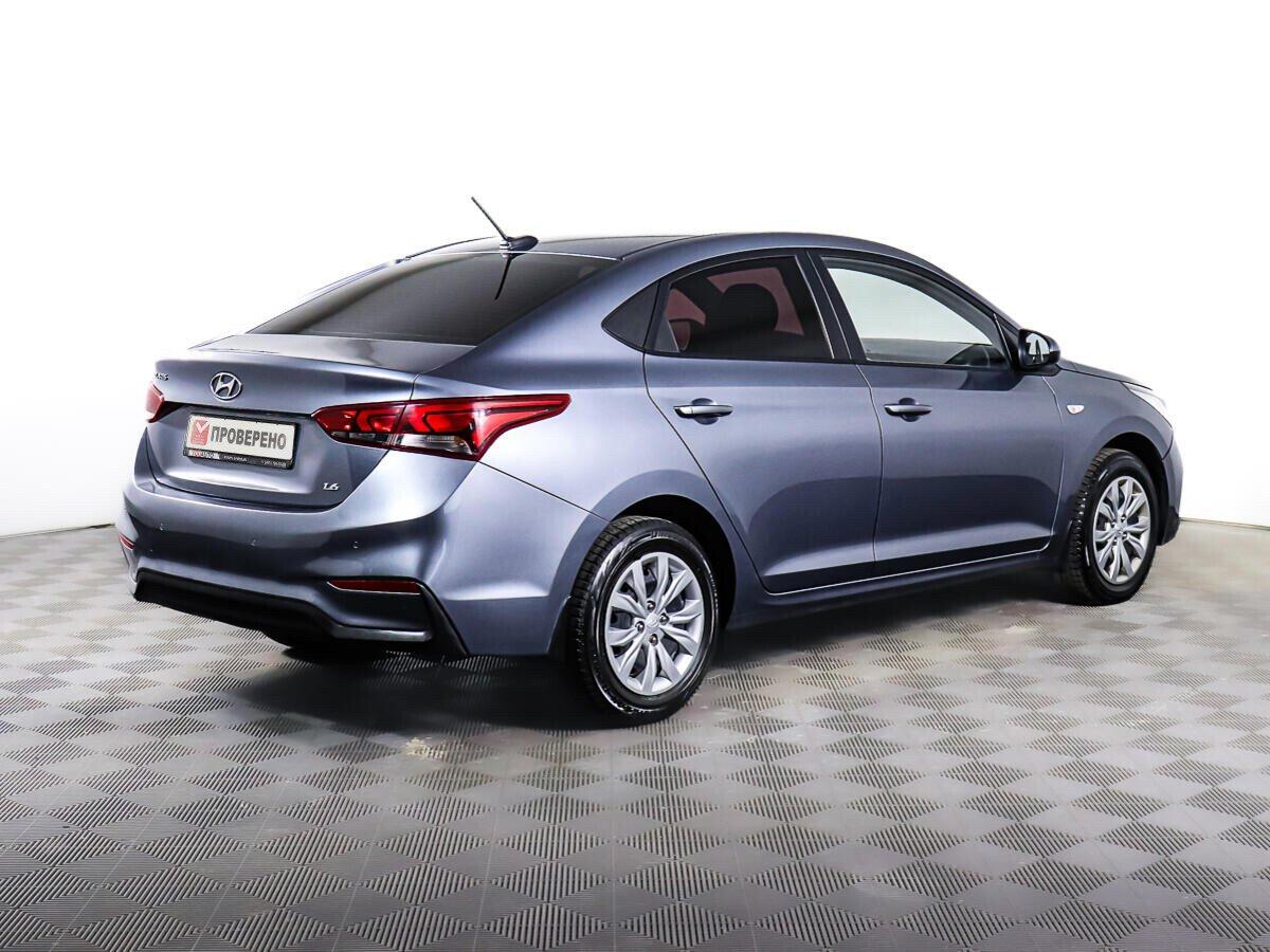 Hyundai Solaris 2019, серый