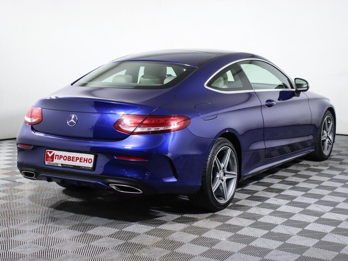 Mercedes-Benz C-Класс 2015, синий
