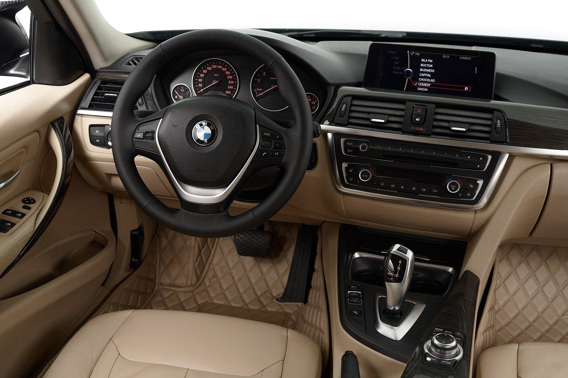BMW 3 серии 2012, черный