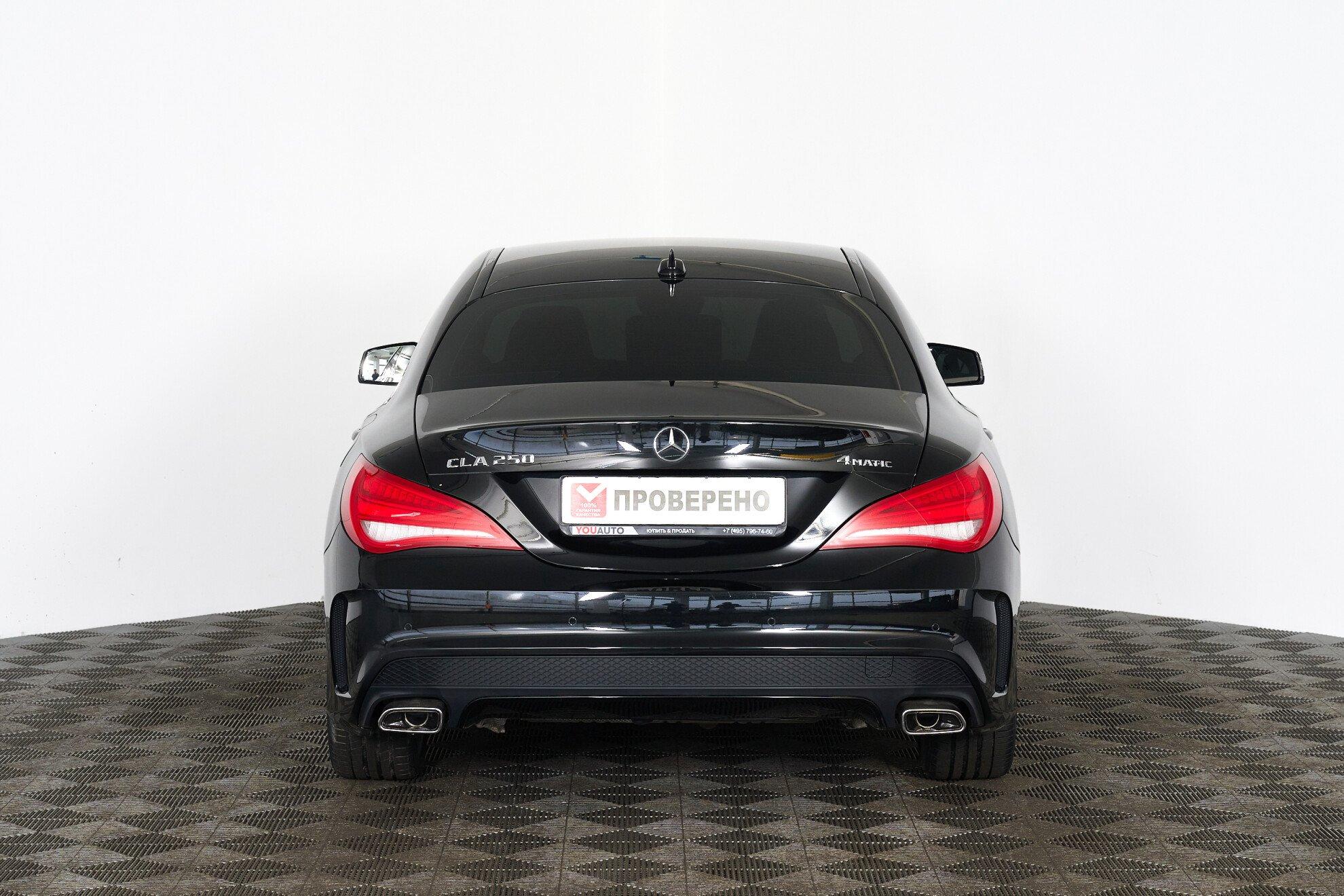 Mercedes-Benz CLA 2016, черный