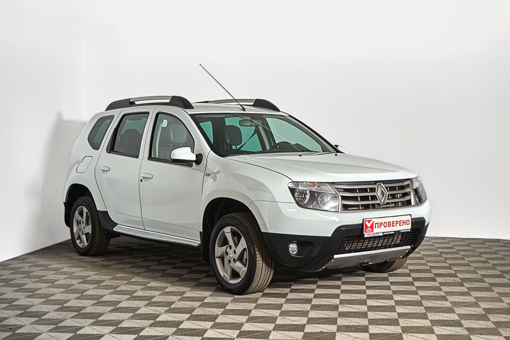 Renault Duster 2015, белый