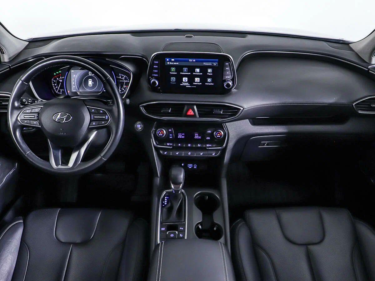 Hyundai Santa Fe 2020, серый
