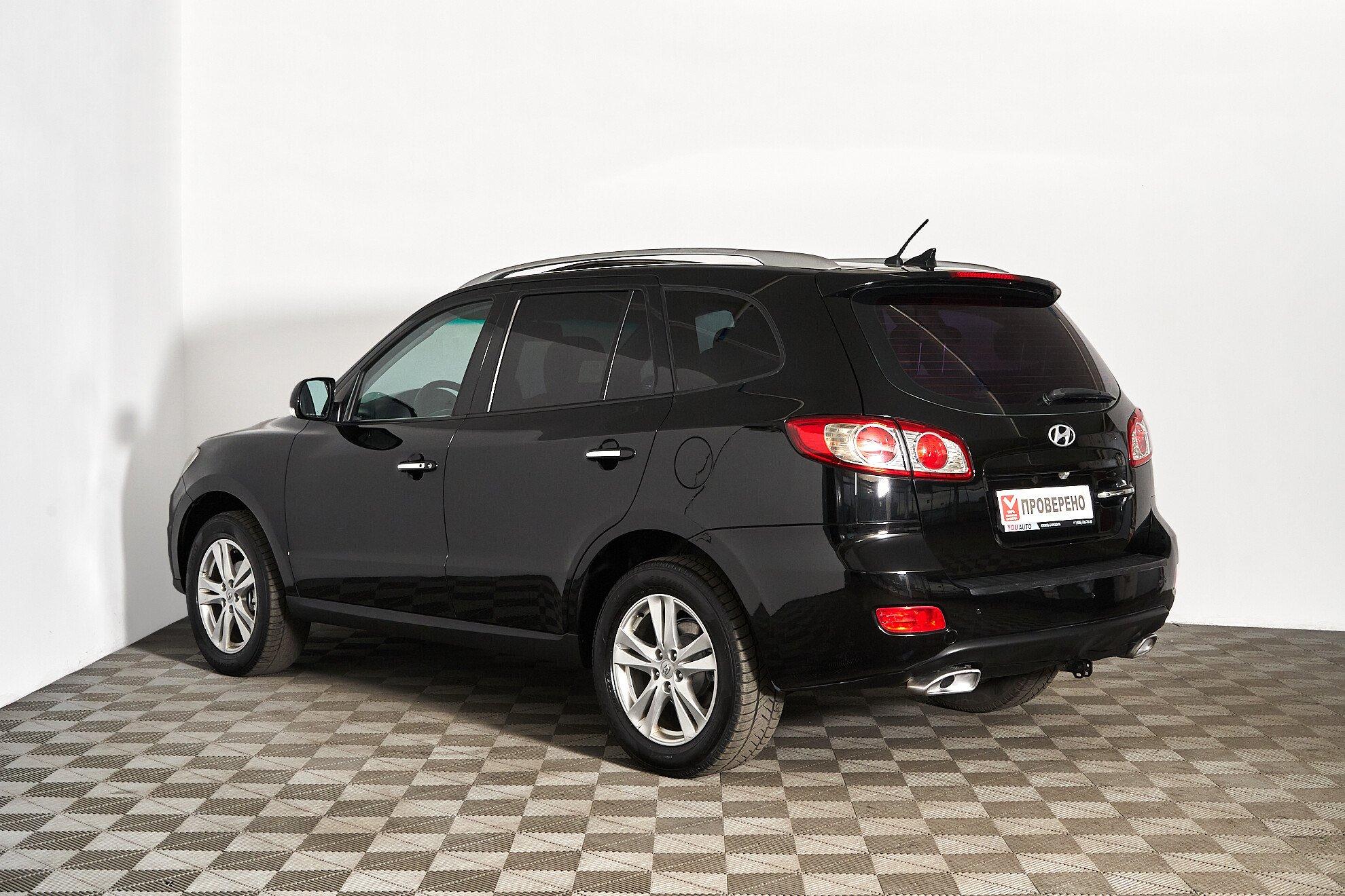 Hyundai Santa Fe 2011, черный