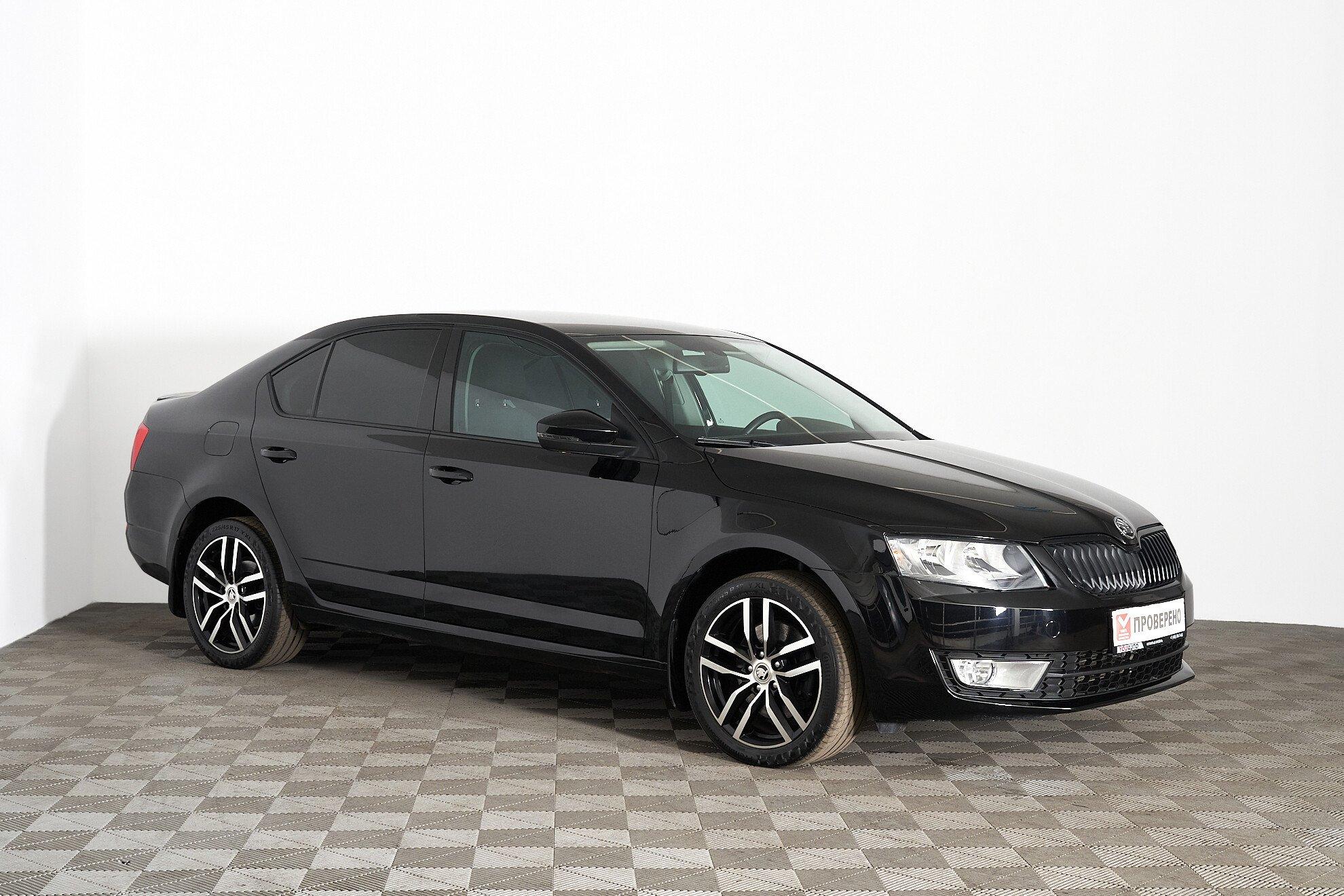 Skoda Octavia 2014, черный