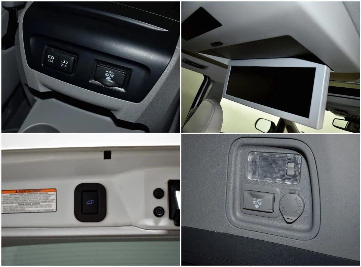 Toyota Sienna 2018, белый