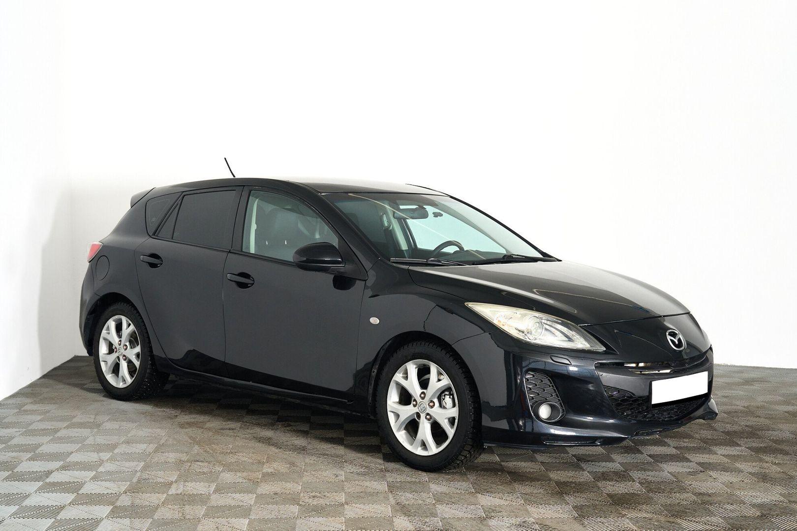 Mazda 3 2011, черный
