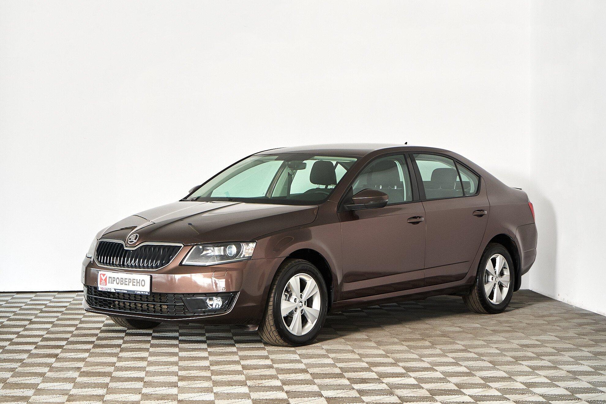 Skoda Octavia 2016, коричневый