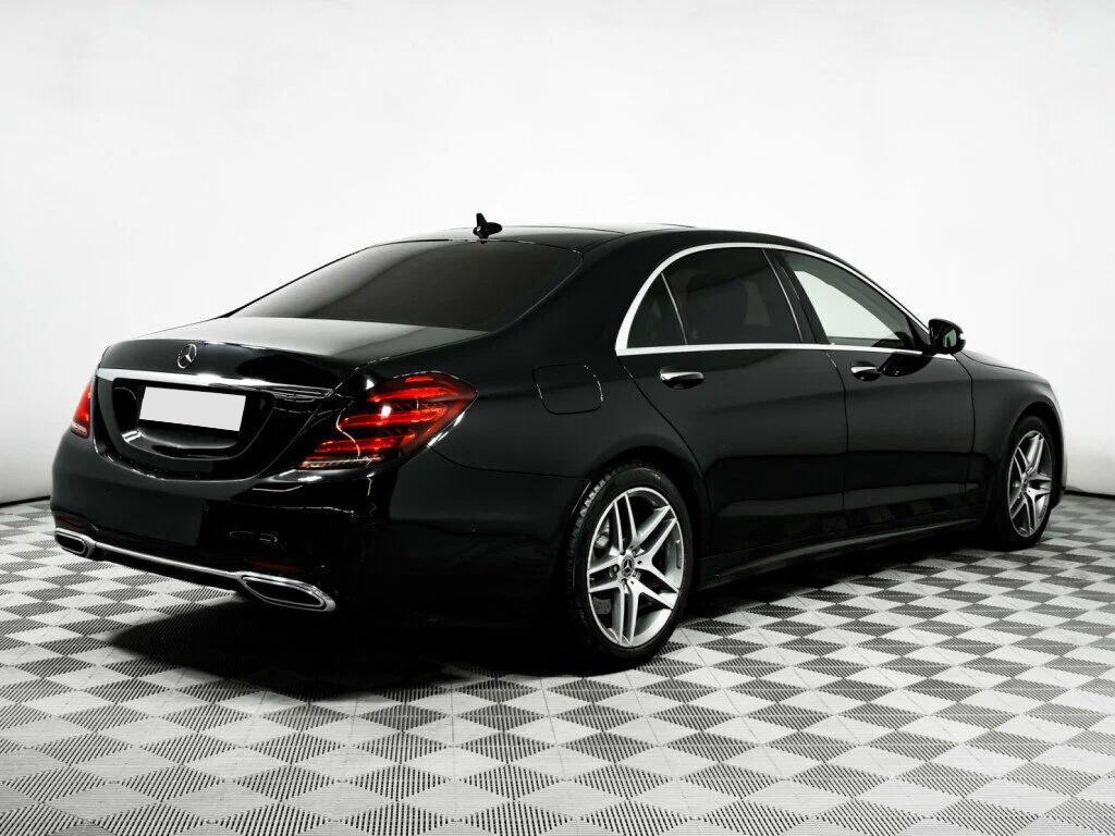 Mercedes-Benz S-Класс 2018, черный