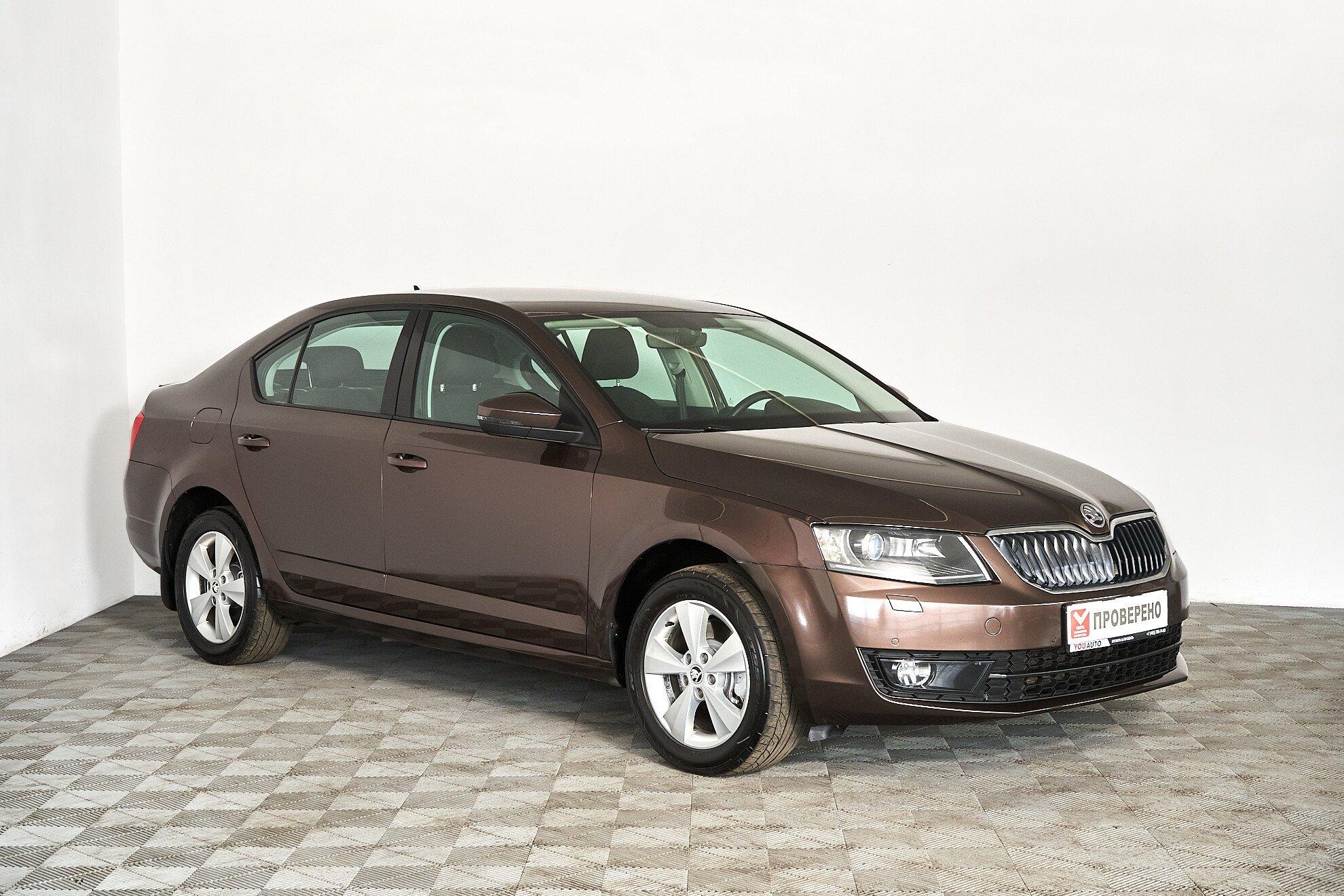 Skoda Octavia 2016, коричневый