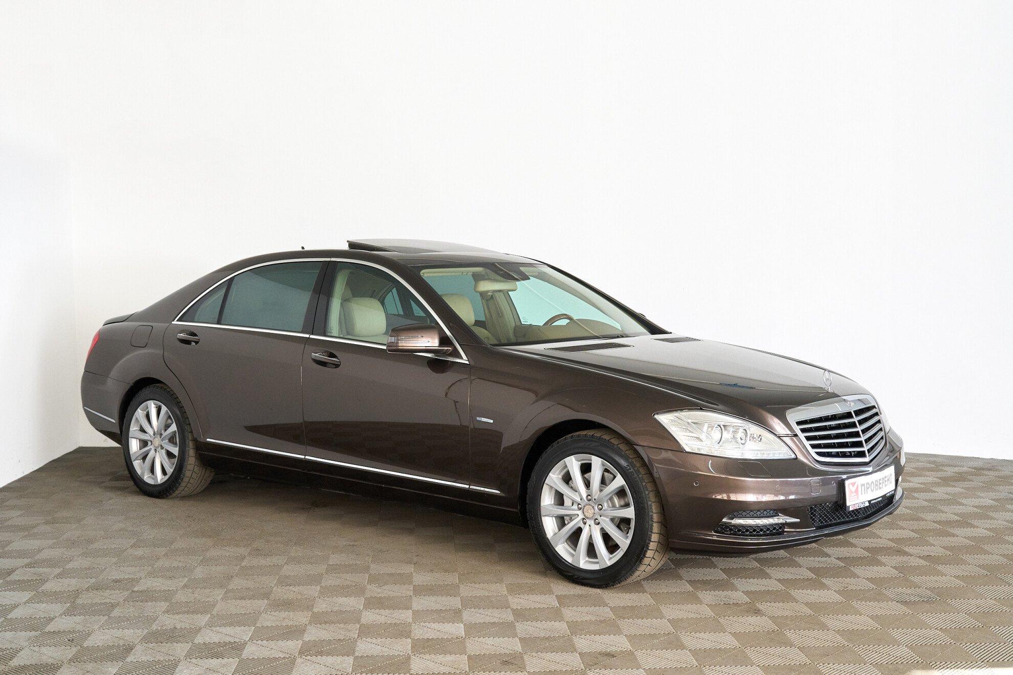 Mercedes-Benz S-Класс 2012, коричневый
