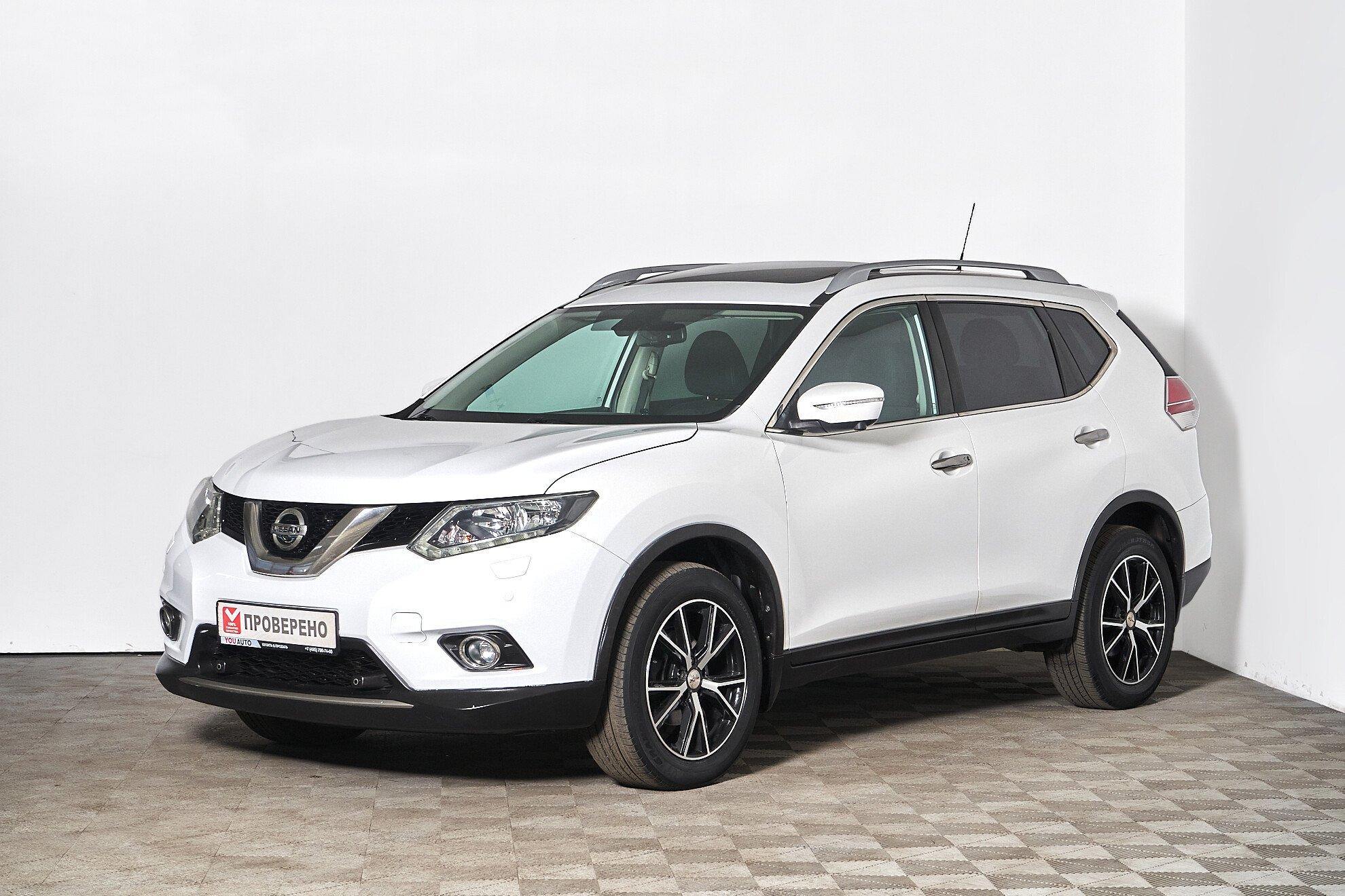 Nissan X-Trail 2015, белый