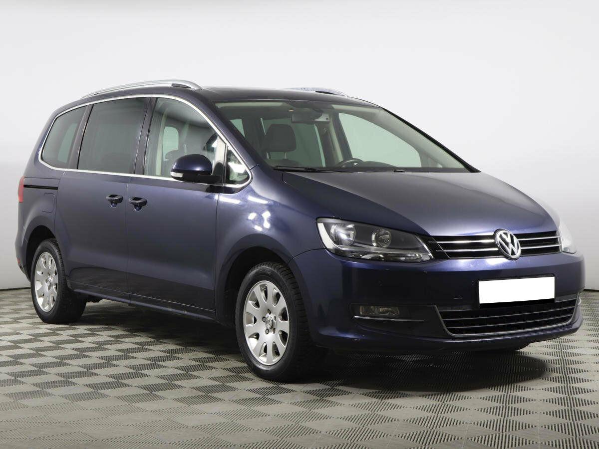 Volkswagen Sharan 2013, синий