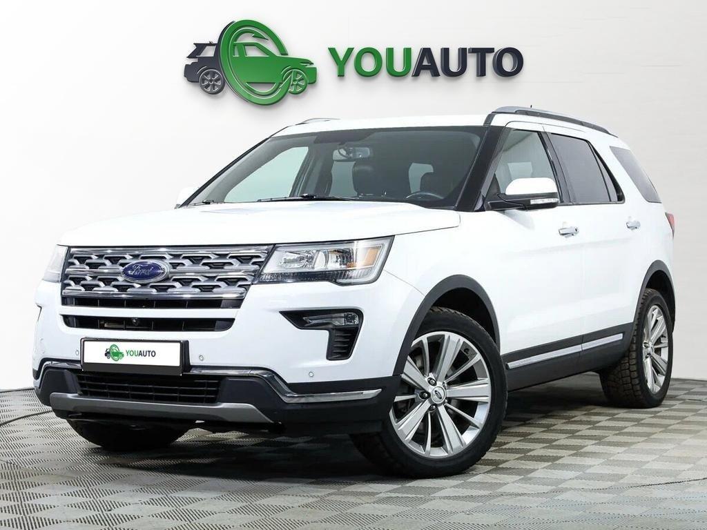 Ford Explorer 2018, белый