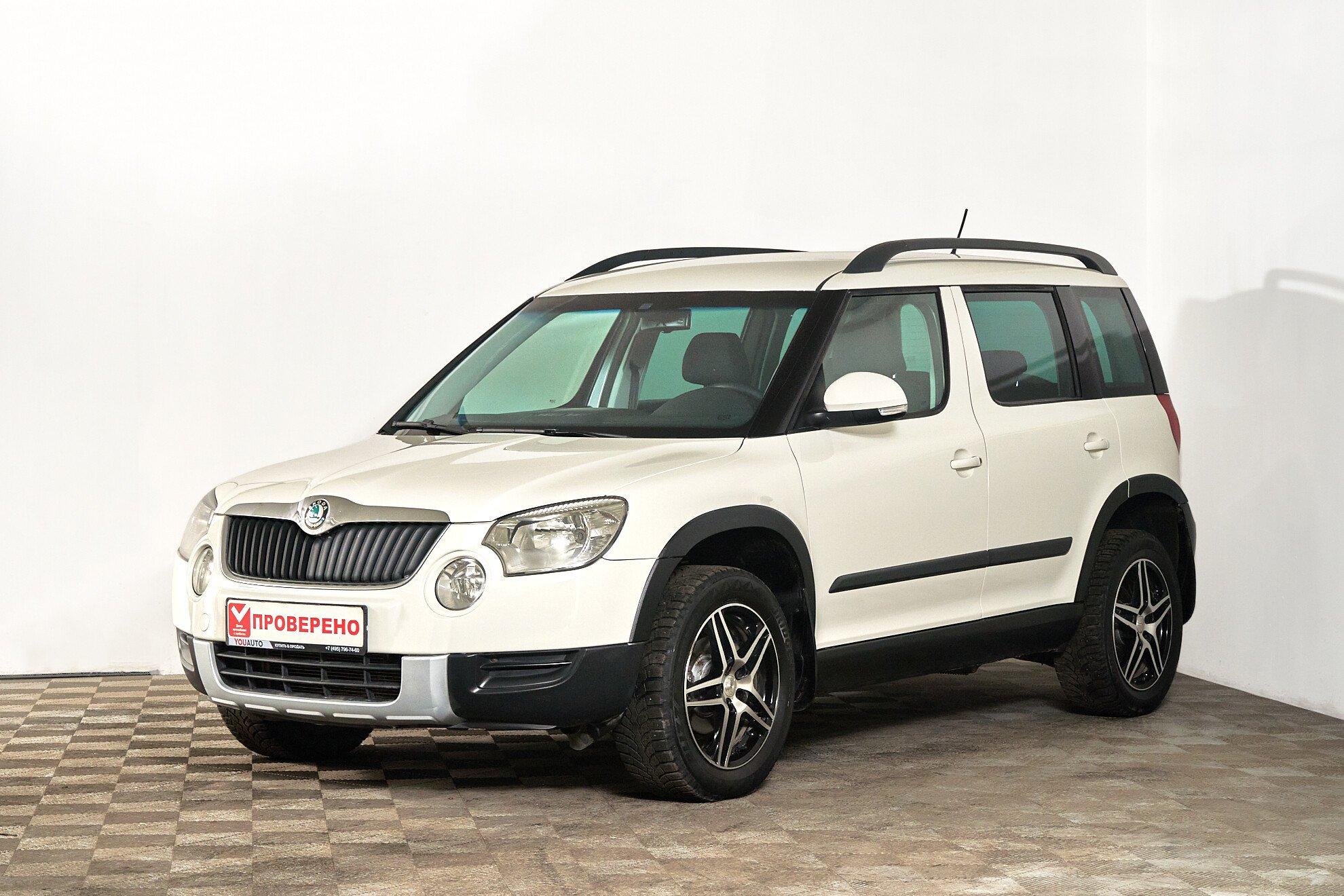 Skoda Yeti 2014, белый
