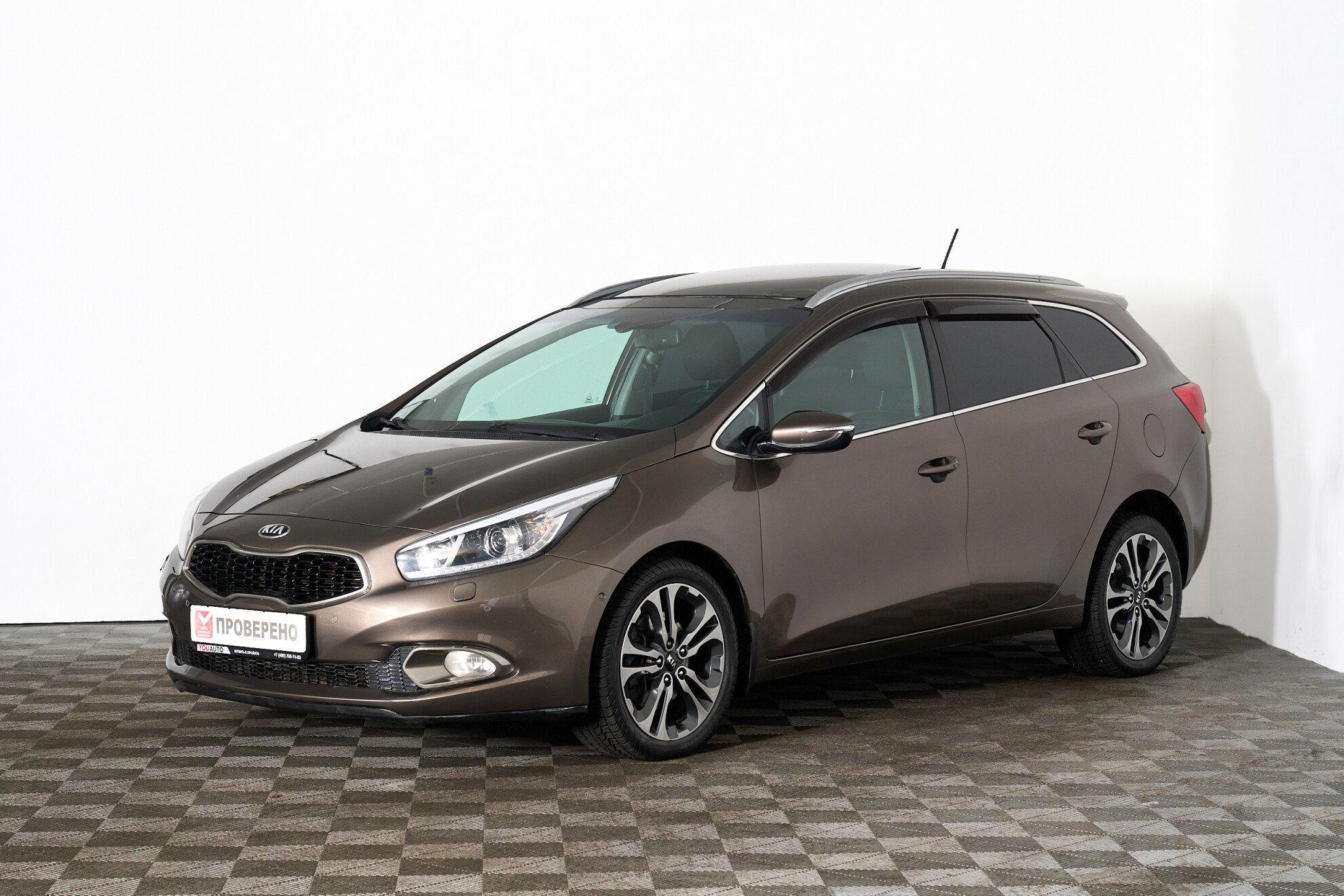 Kia Ceed 2014, коричневый