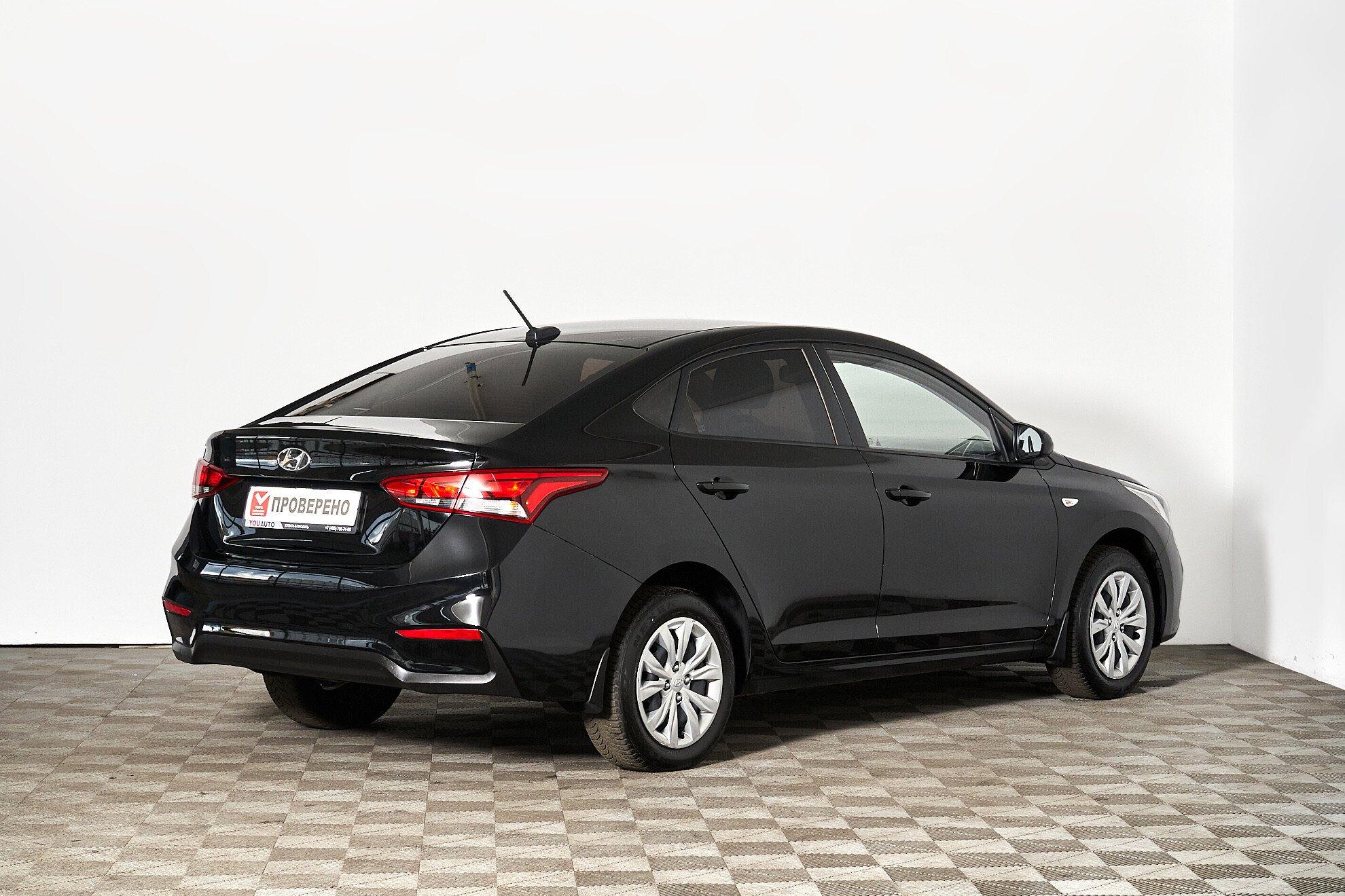 Hyundai Solaris 2020, черный