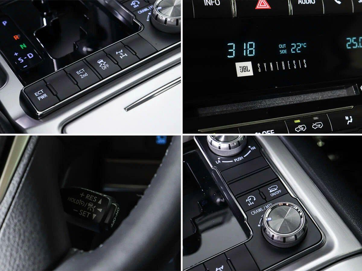 Toyota Land Cruiser 2018, белый