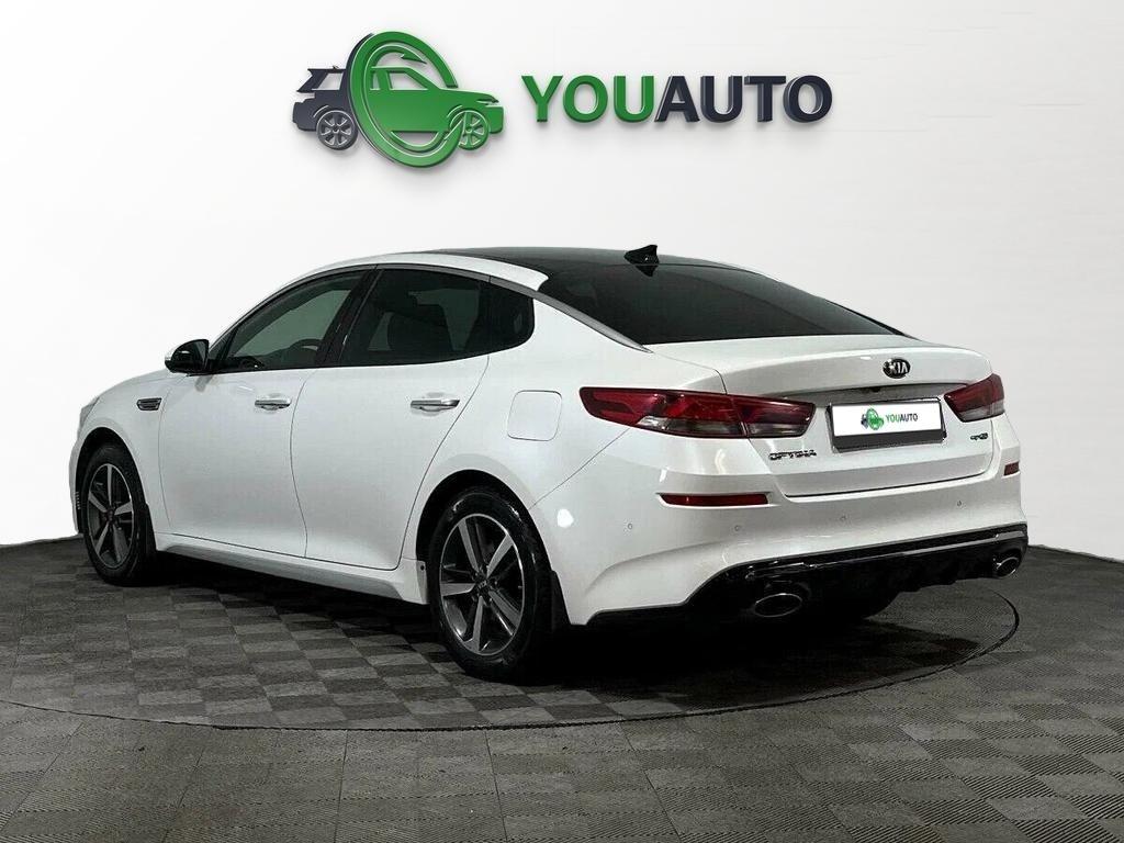 Kia Optima 2019, белый