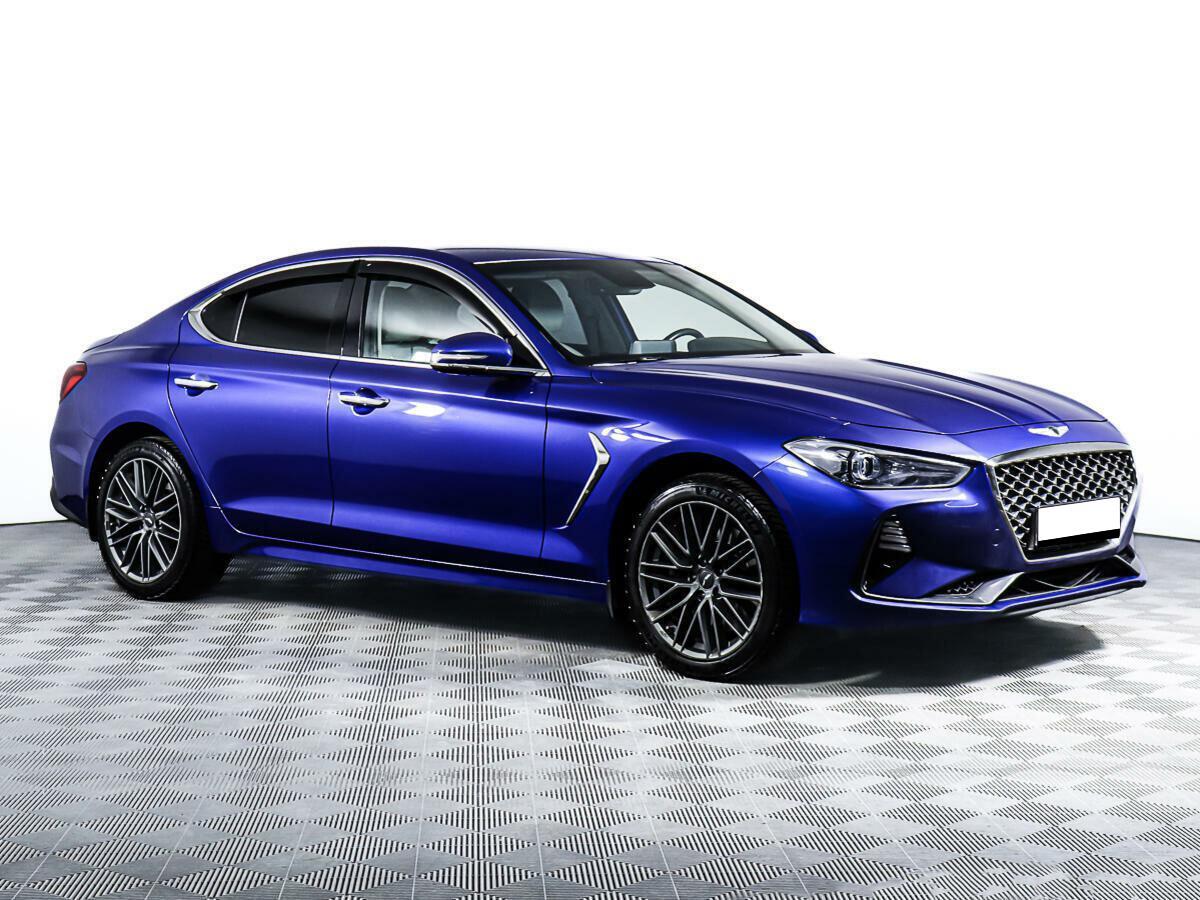 Genesis G70 2019, синий