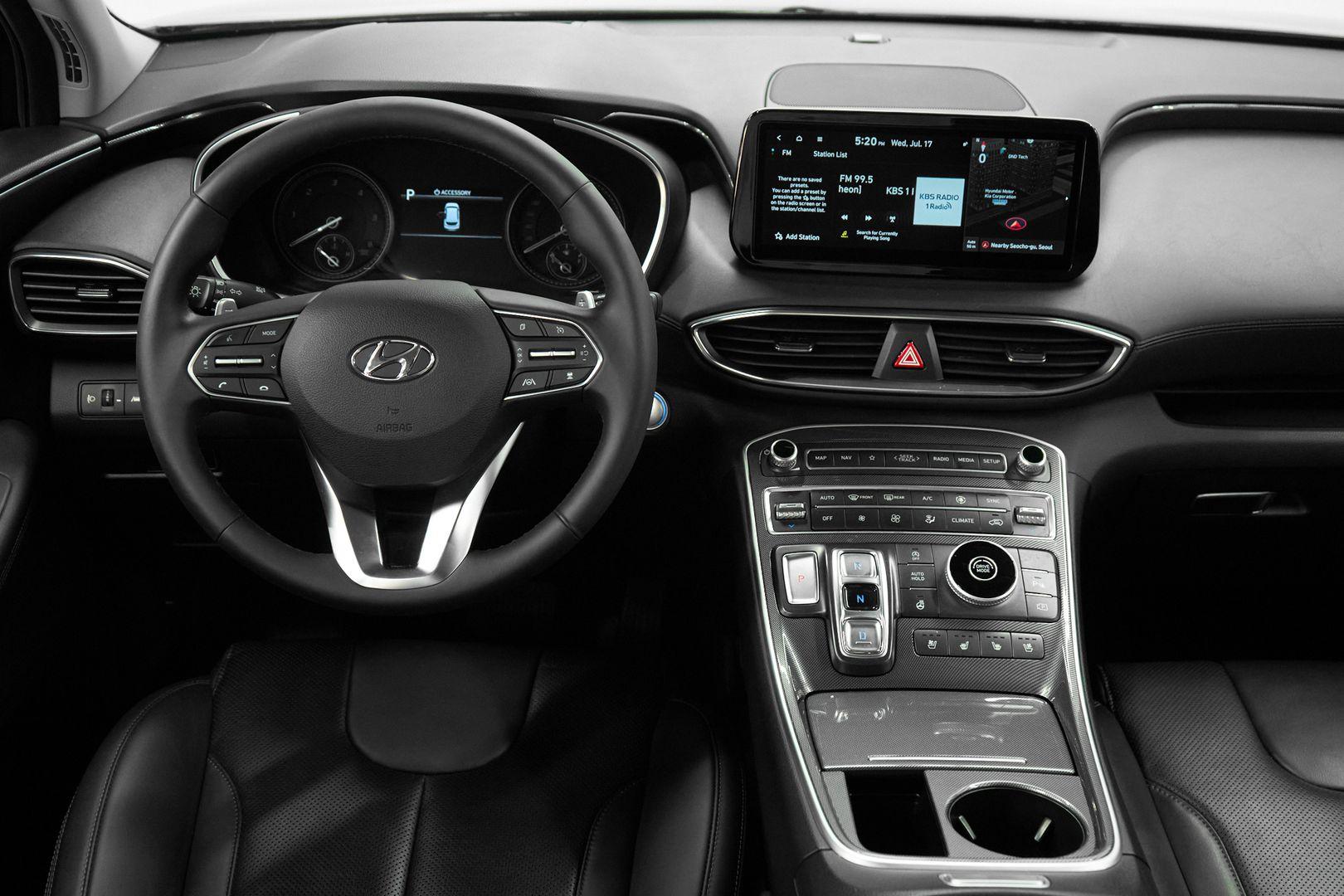Hyundai Santa Fe 2020, черный