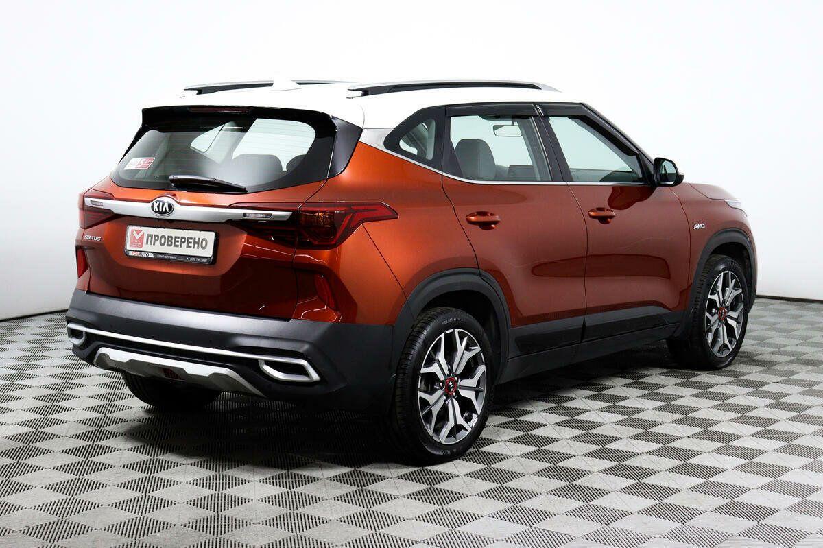 Kia Seltos 2021, оранжевый