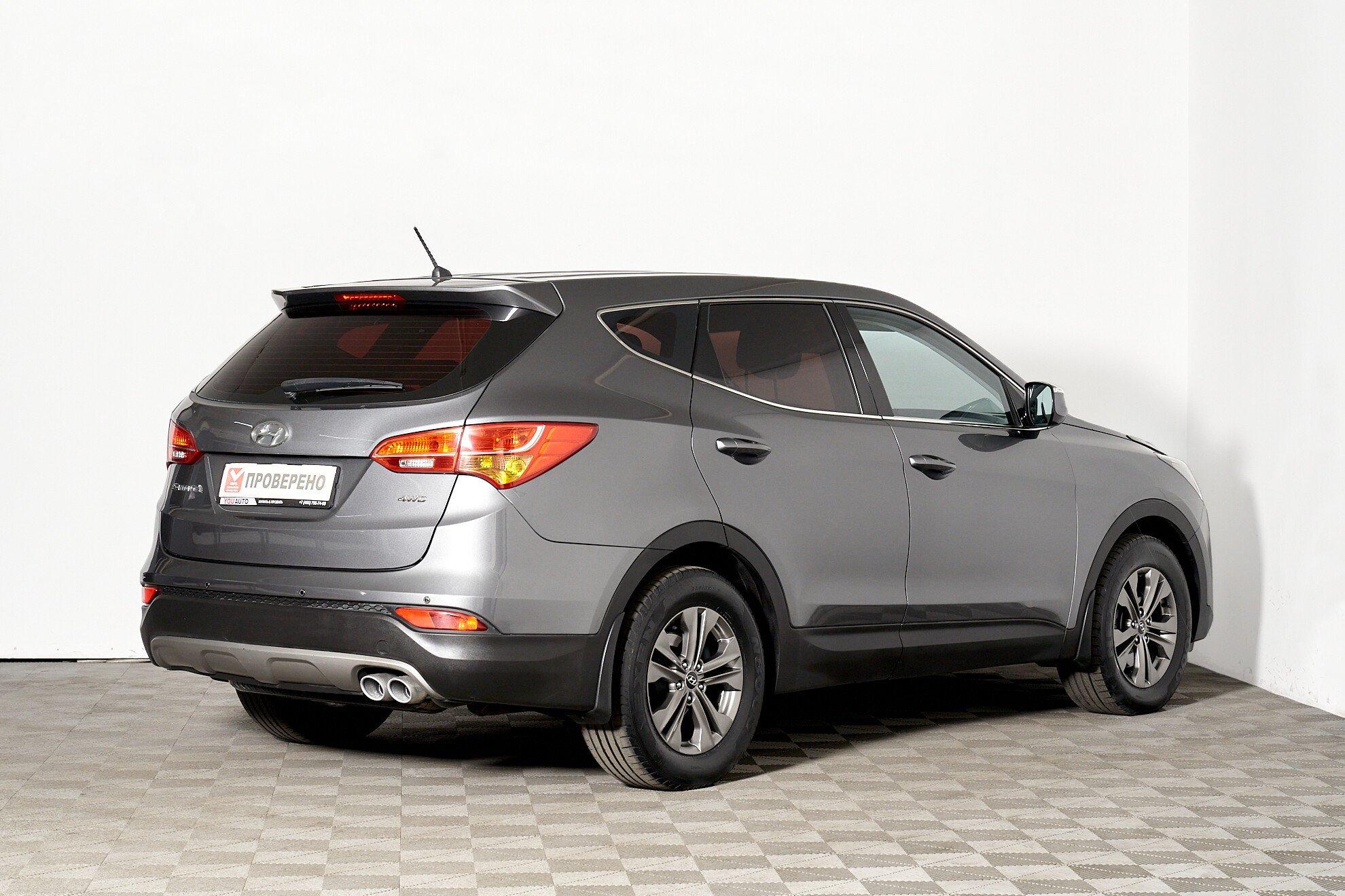 Hyundai Santa Fe 2014, серый