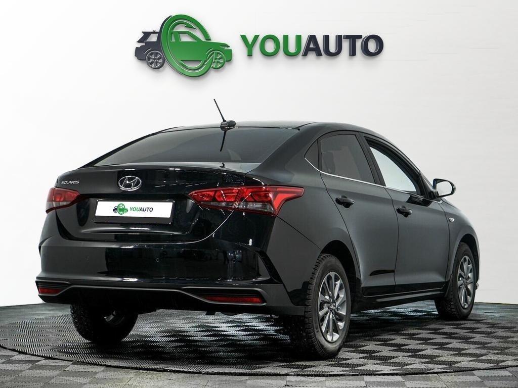 Hyundai Solaris 2022, черный