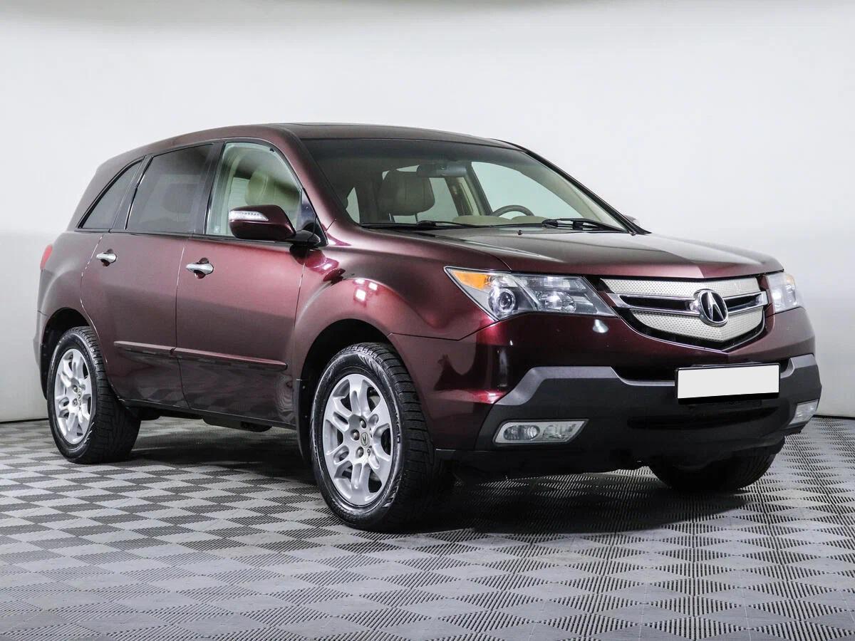 Acura MDX 2008, красный