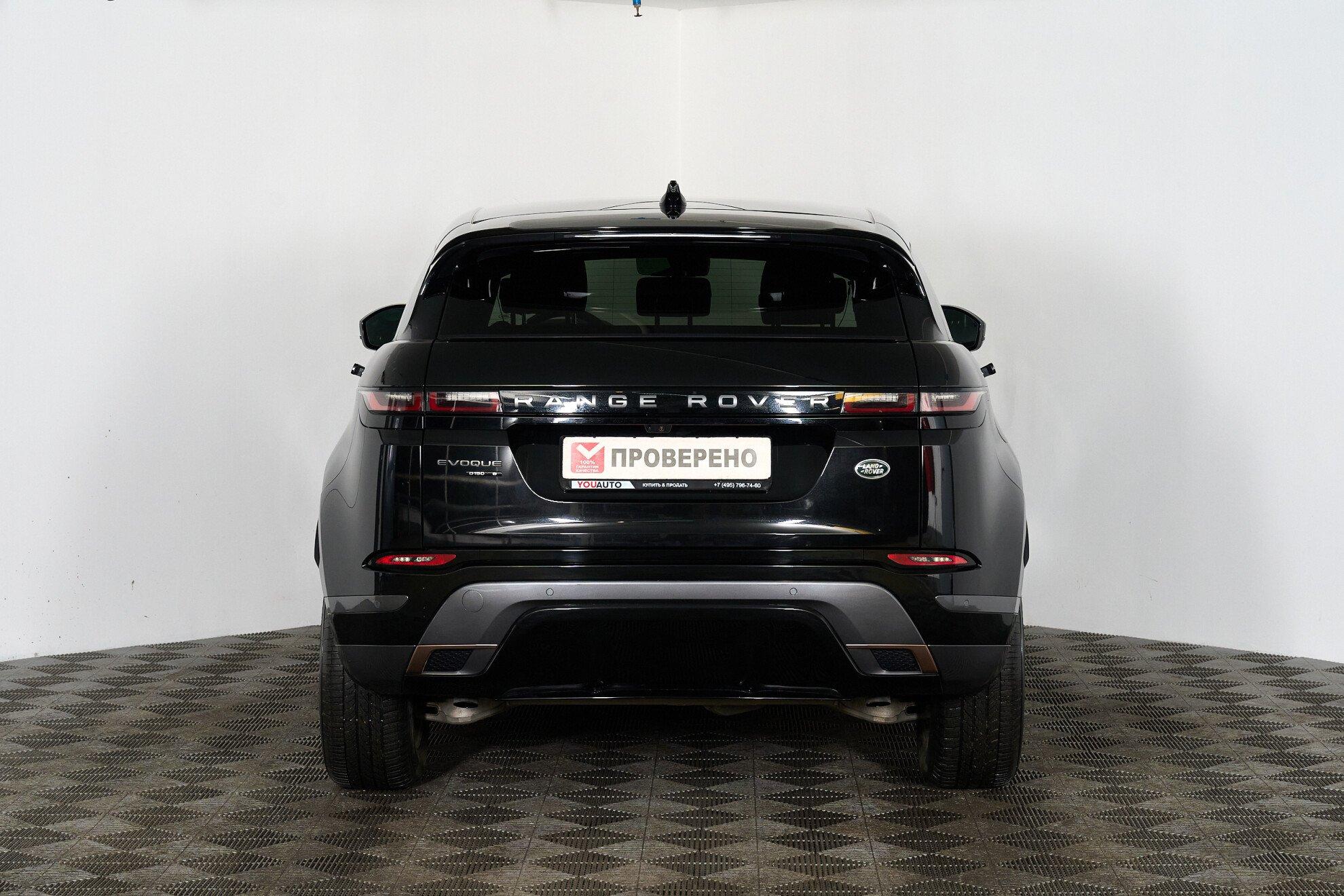 Land Rover Range Rover Evoque 2019, черный