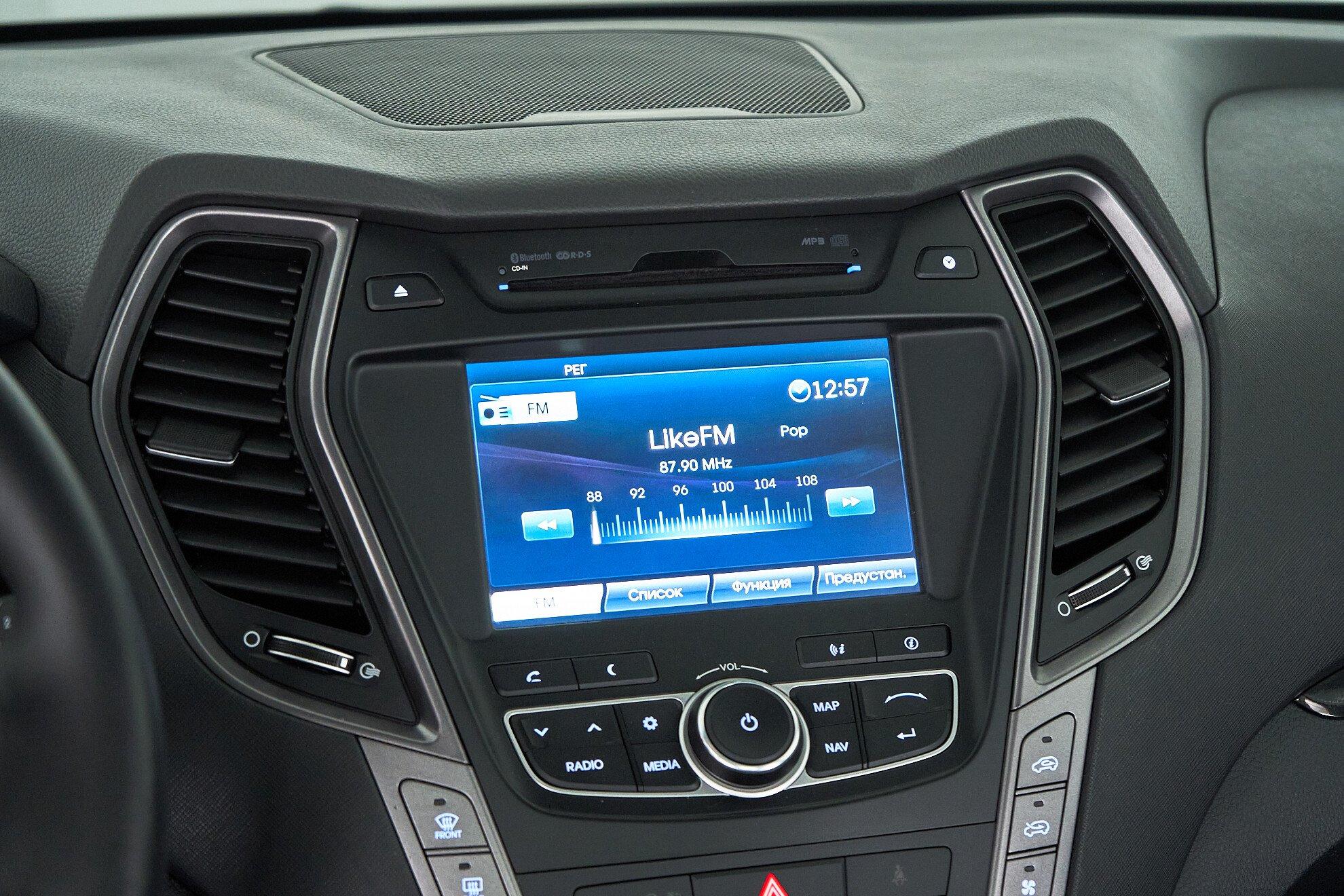 Hyundai Santa Fe 2015, белый