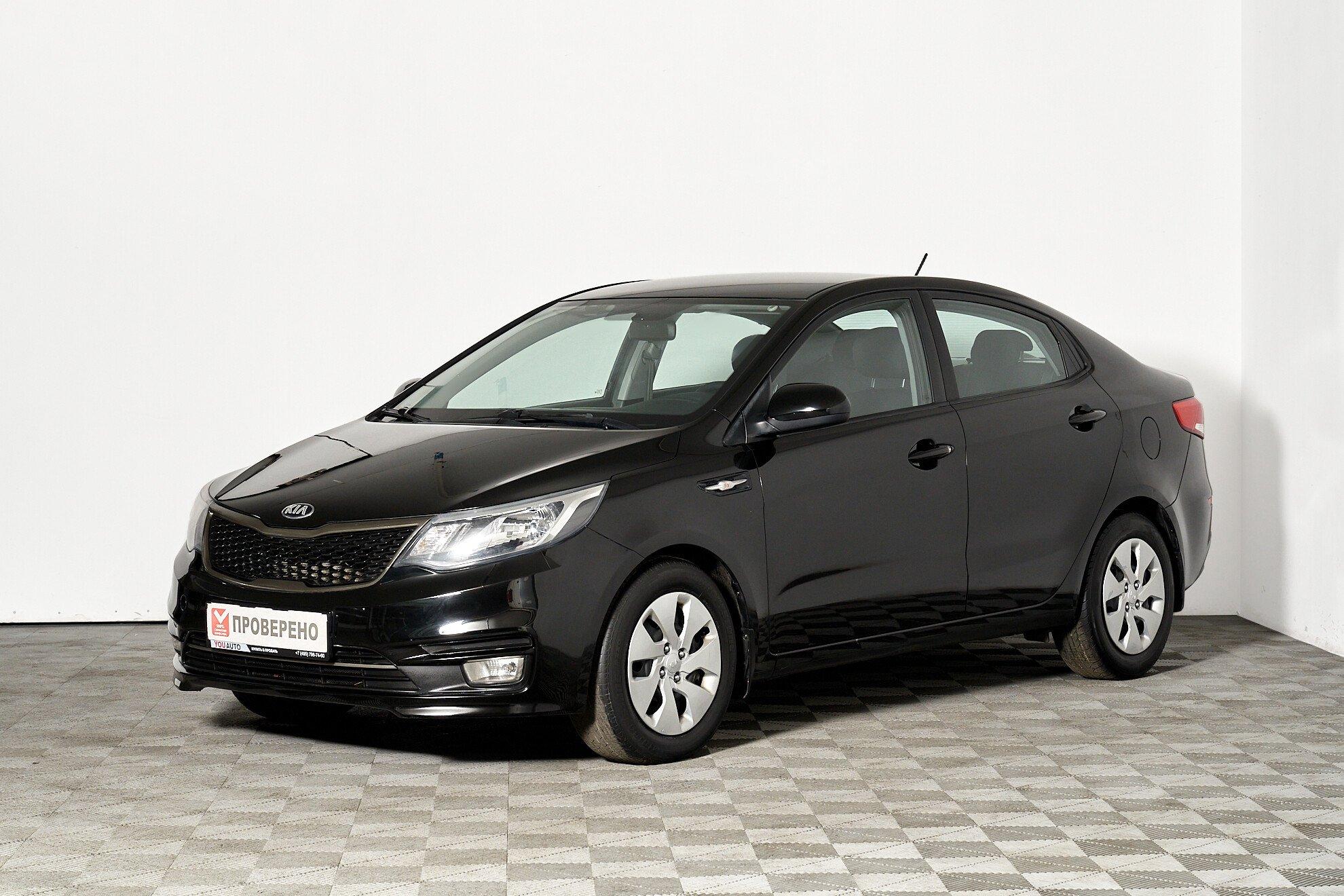 Kia Rio 2017, черный