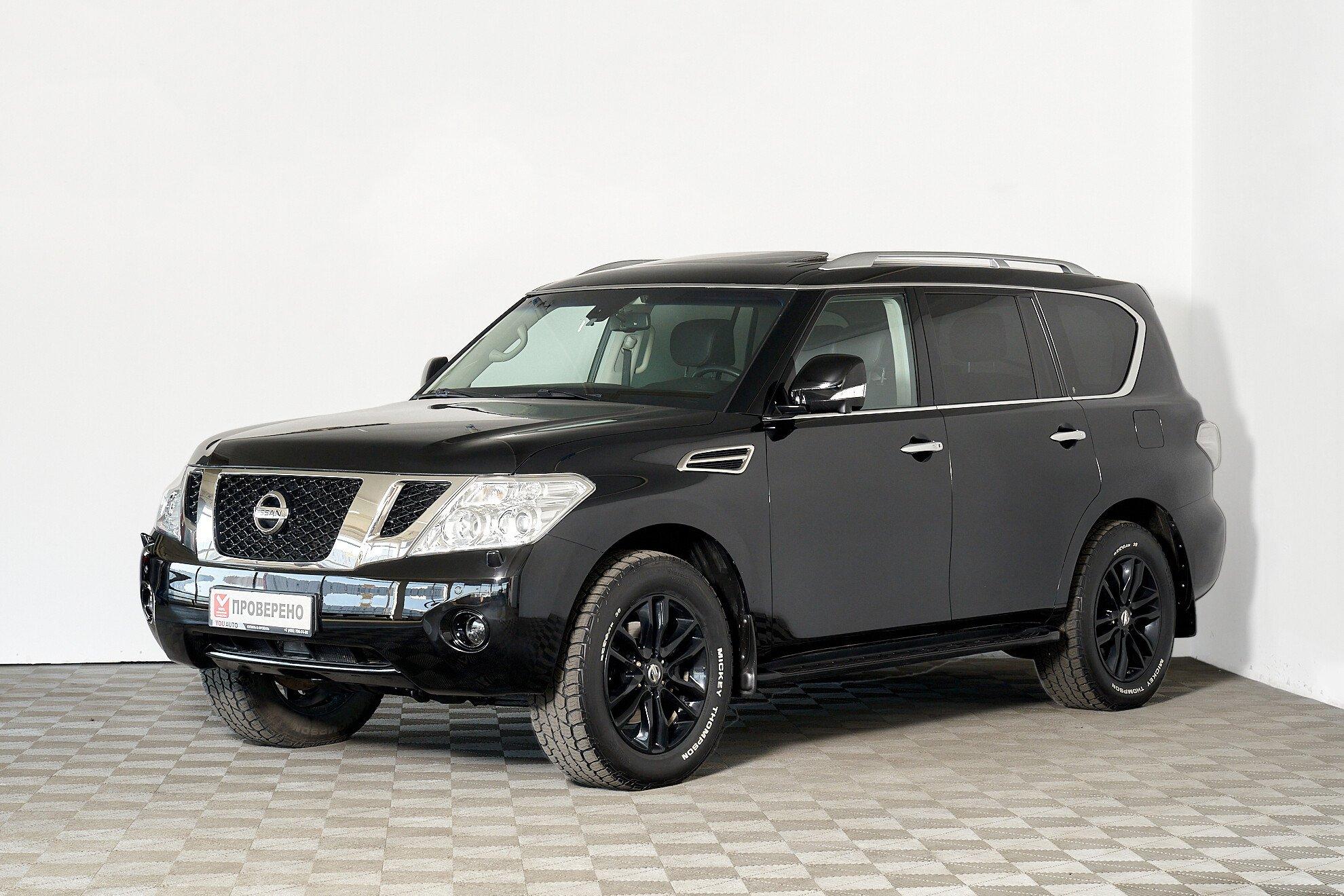 Nissan Patrol 2010, черный