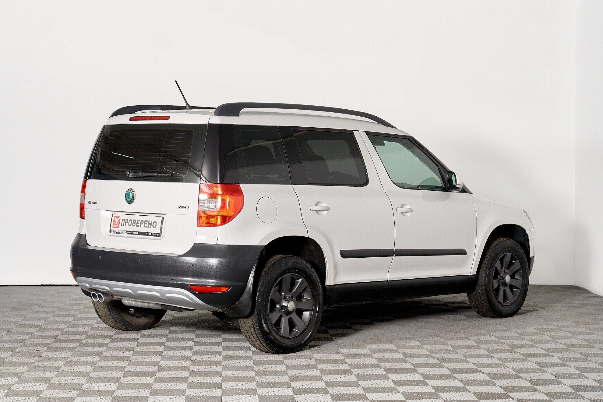 Skoda Yeti 2013, белый